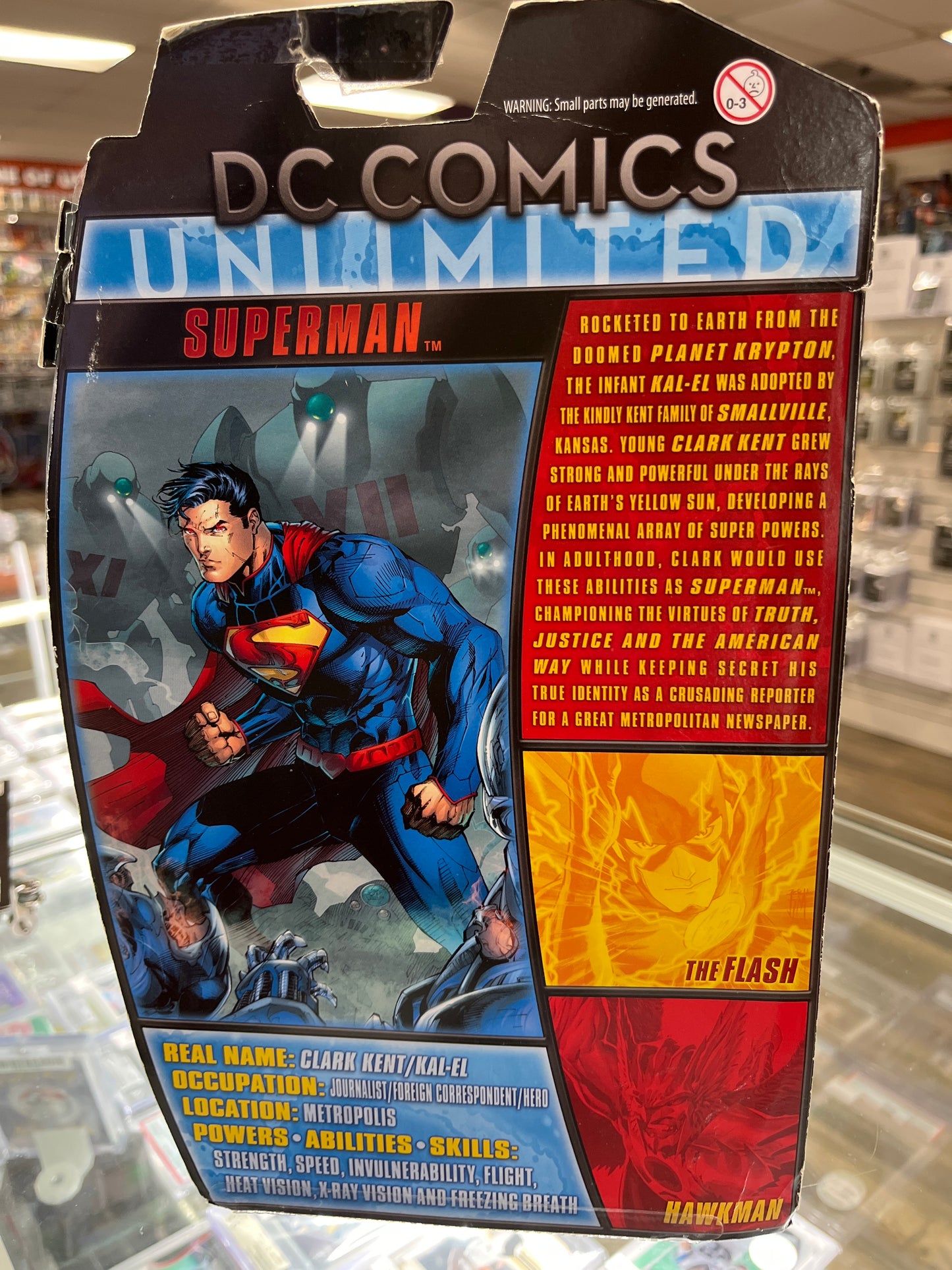 DC COMICS UNLIMITED SUPERMAN ACTION FIGURE