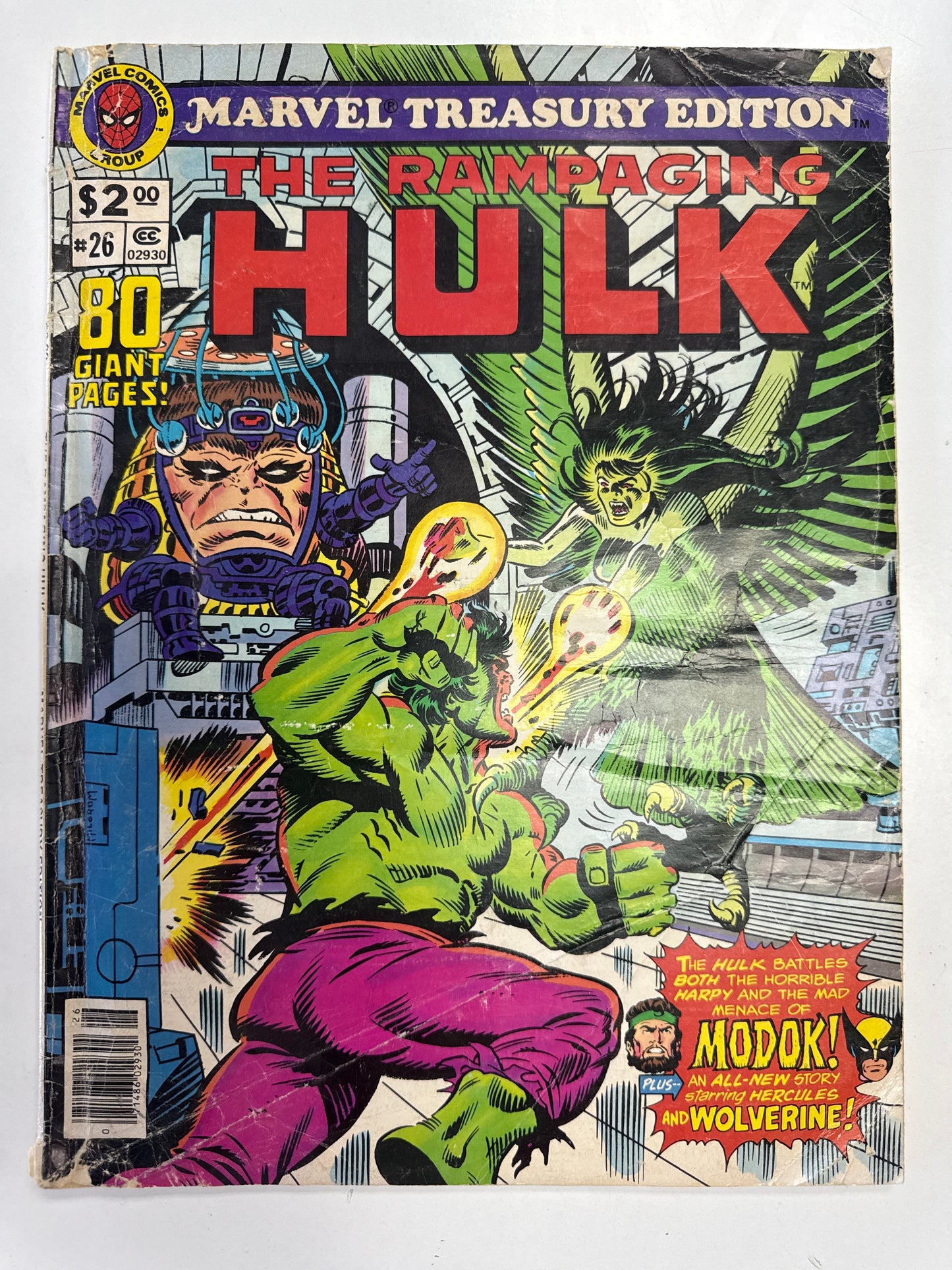 MARVEL COMICS MARVEL TREASURY EDITION THE RAMPAGING HULK #26