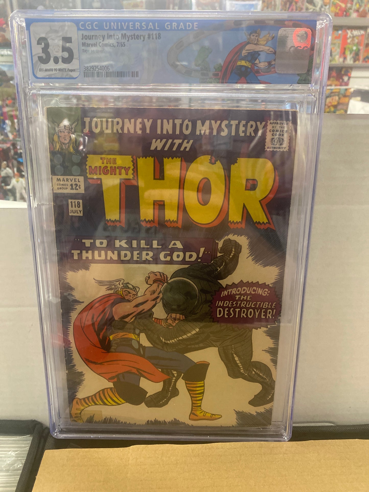 MARVEL COMICS JOURNEY INTO MYSTERY #118 (1965) 1ST APPEARANCE OF THE DESTROYER CGC 3.5 OFF WHITE PAGES/WP