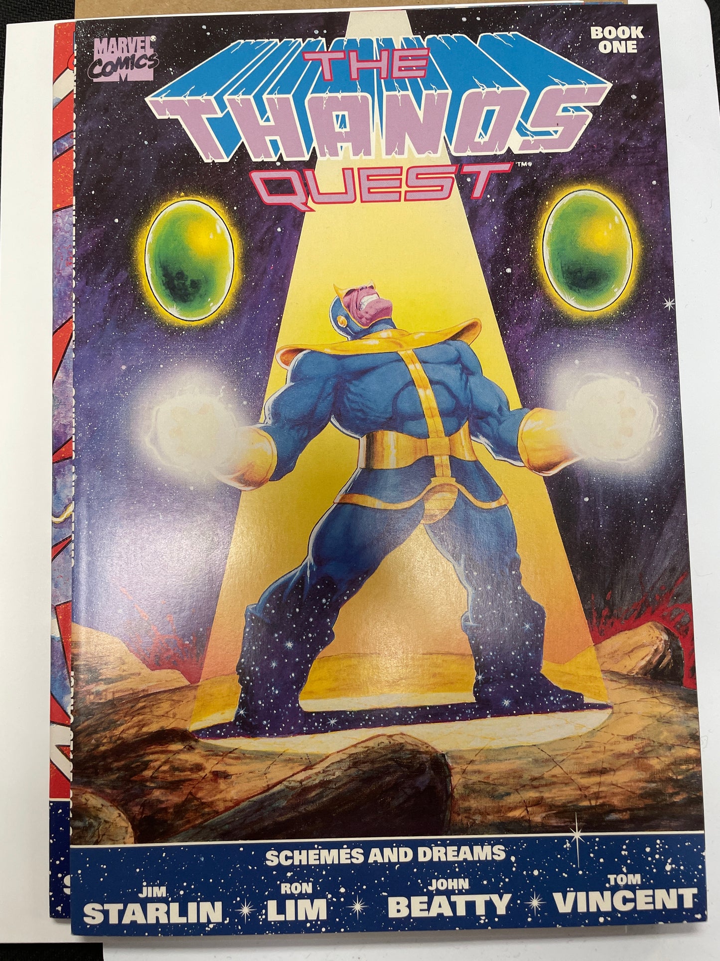 THE THANOS QUEST #1 & #2 (COMPLETE SET, 1980, NM+/MINT! , KEY!) 1st PRINTS! CGC ME!