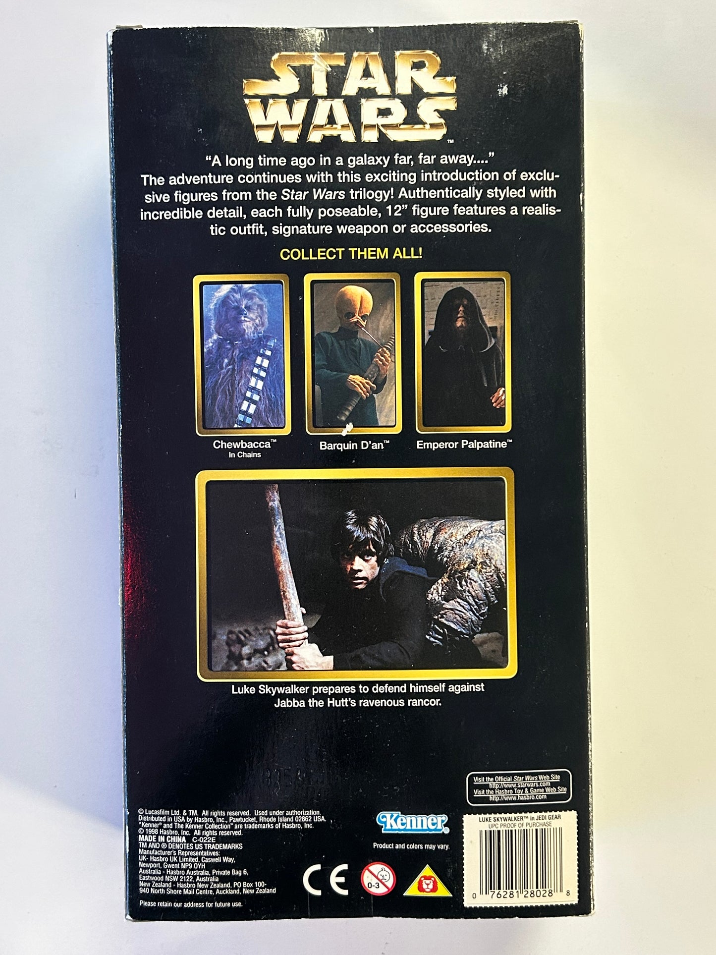 KENNER STAR WARS ACTION COLLECTION LUKE SKYWALKER IN JEDI GEAR (1997)