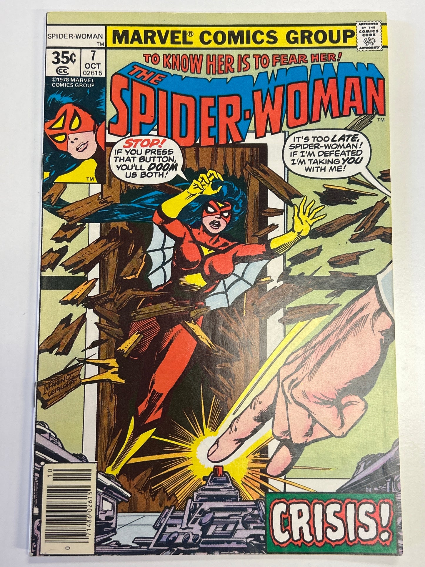 MARVEL COMICS THE SPIDER-WOMAN #7 VERY FINE/NEAR MINT CONDITION