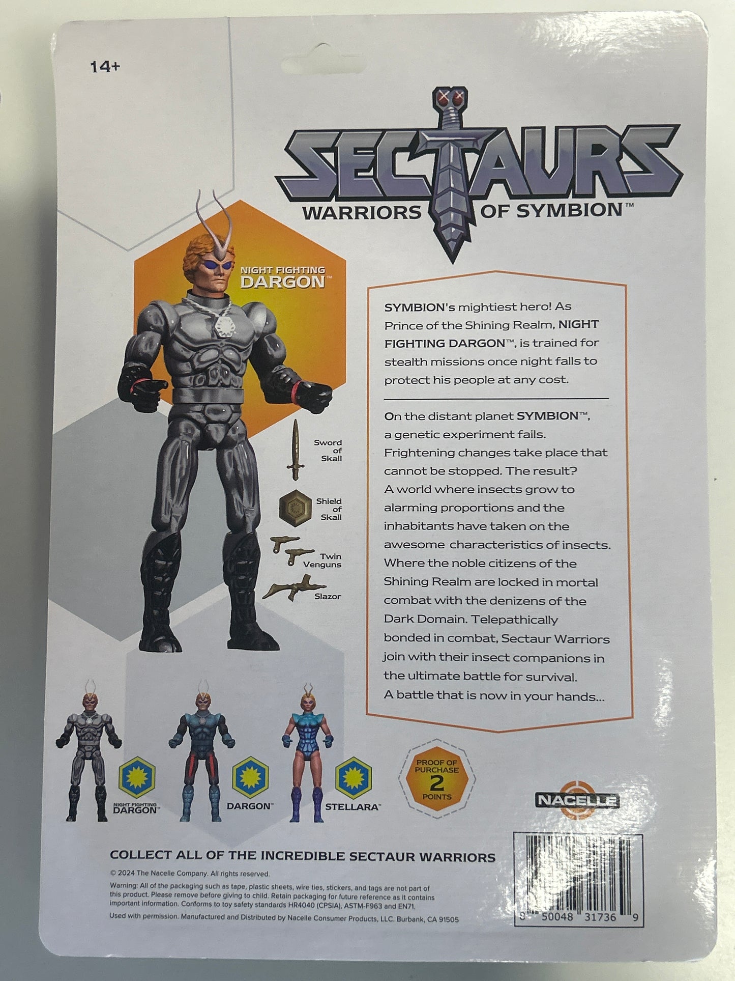 NACELLEVERSE SECTAURS NIGHT FIGHTING DARGON FIGURE SEALED