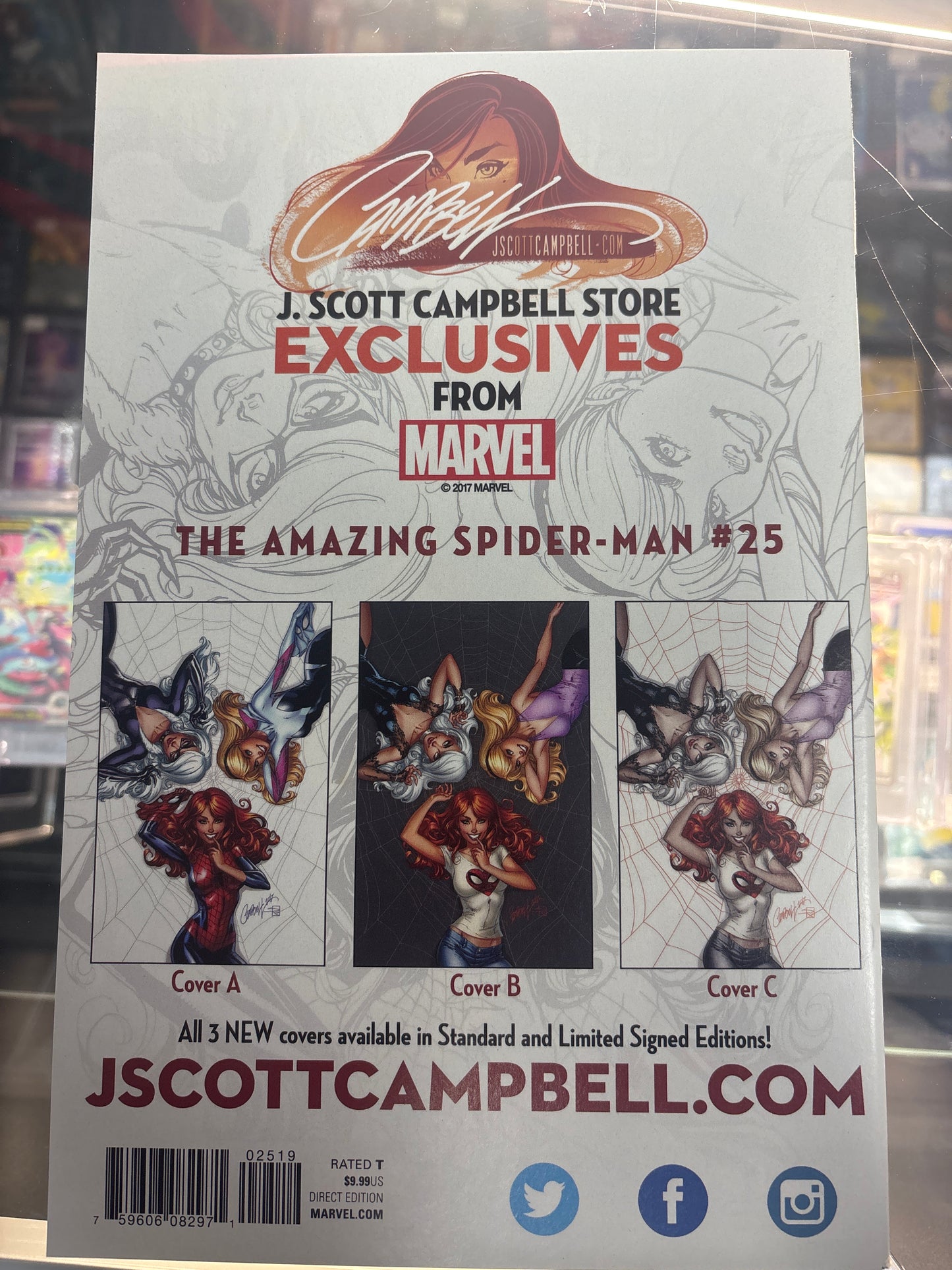 AMAZING SPIDER-MAN #25 SCOTT CAMPBELL VARIANT COVER A