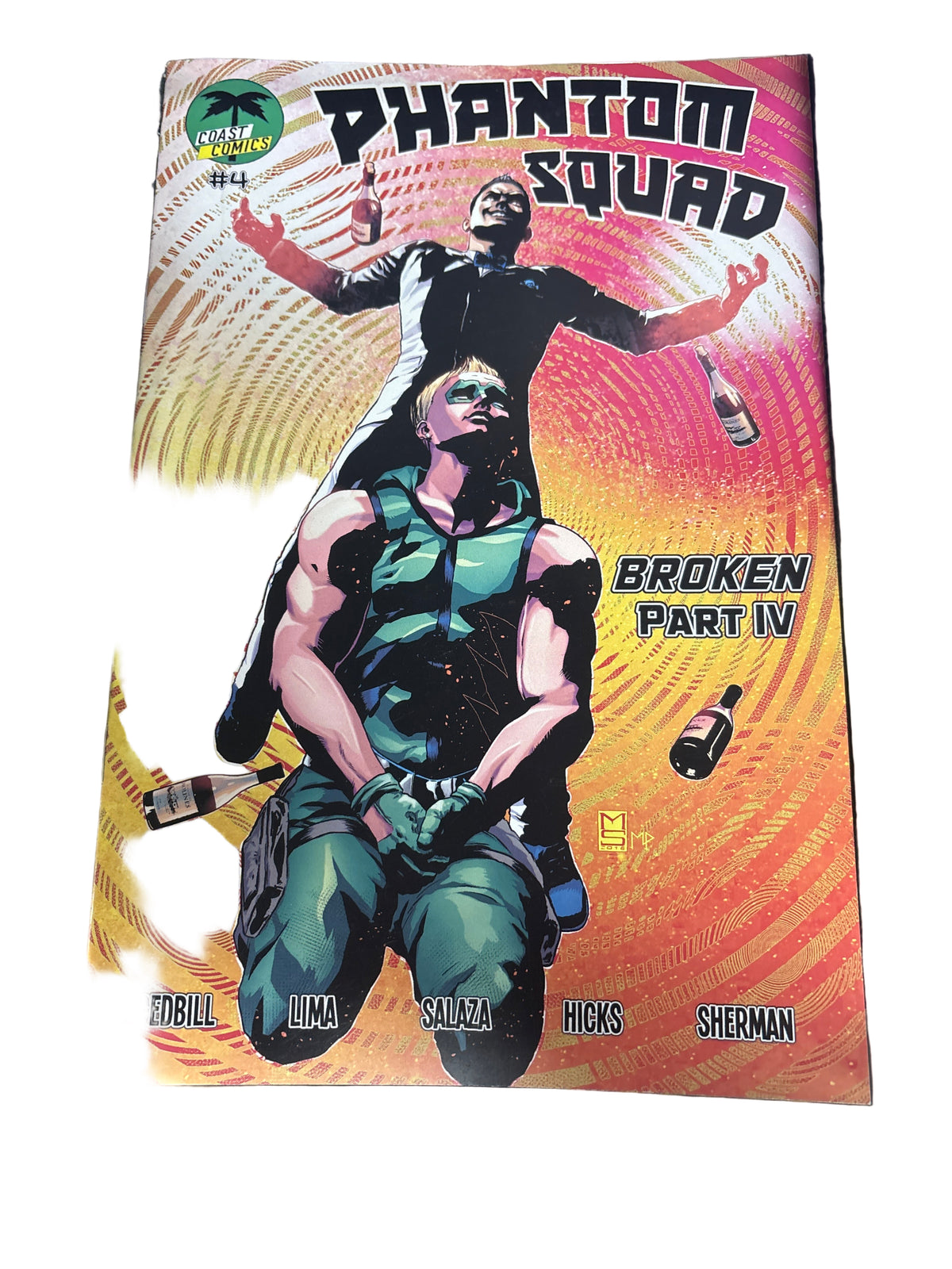 COAST COMICS PHANTOM SQUAD BROKEN PART V #4 10/25