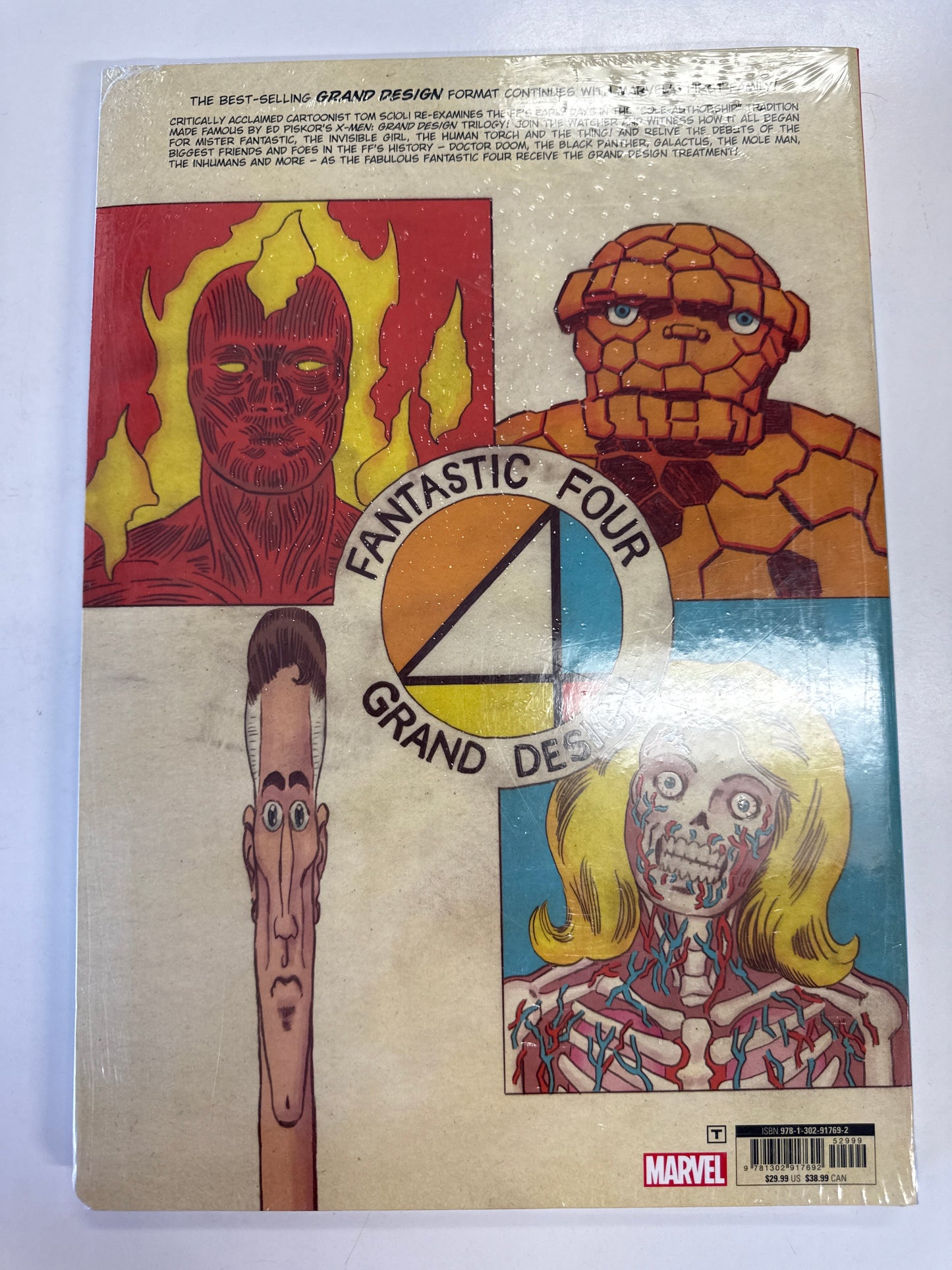 MARVEL COMICS FANTASTIC FOUR GRAND DESIGN TOM SCIOLI SEALED