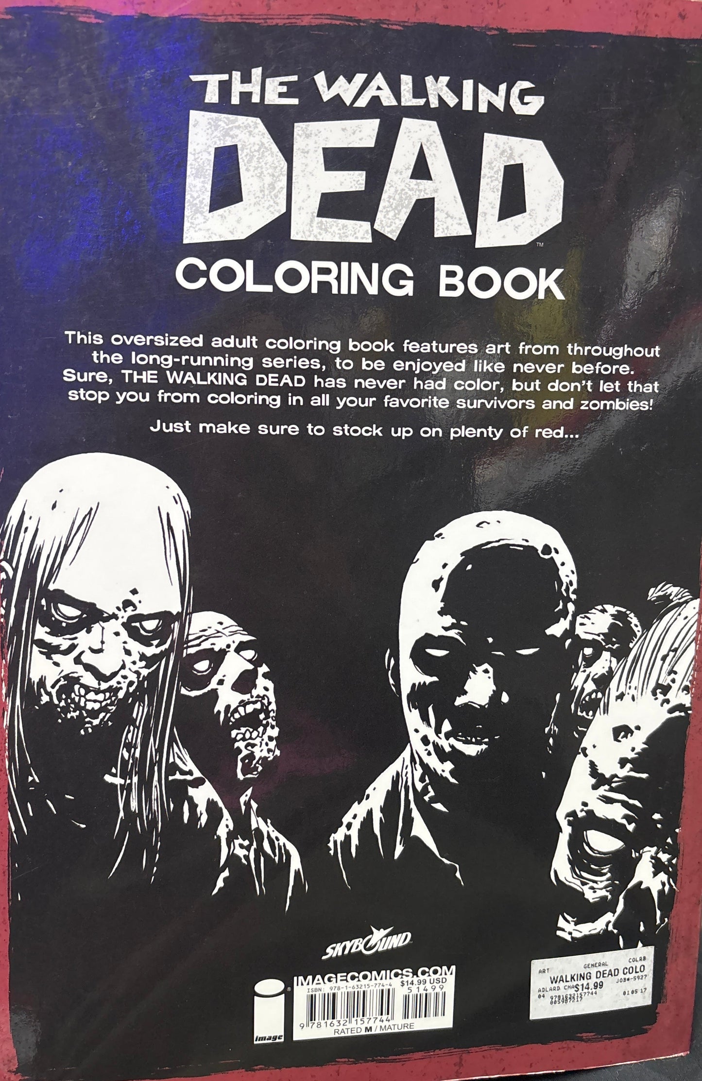 IMAGE THE WALKING DEAD COLORING BOOK