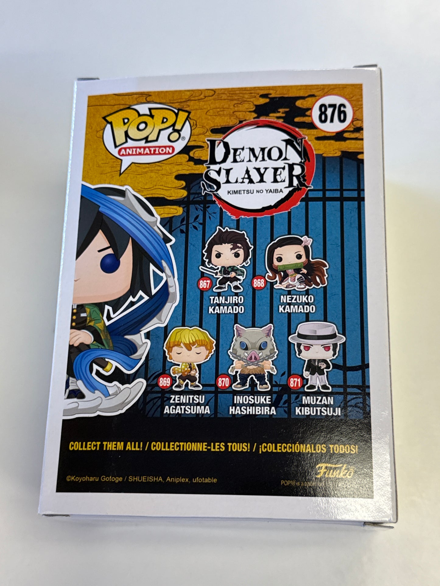 FUNKO POP ANIMATION DEMON SLAYER GIYU TOMIOKA 876 SPECIAL EDITION GOOD CONDITION IN BOX
