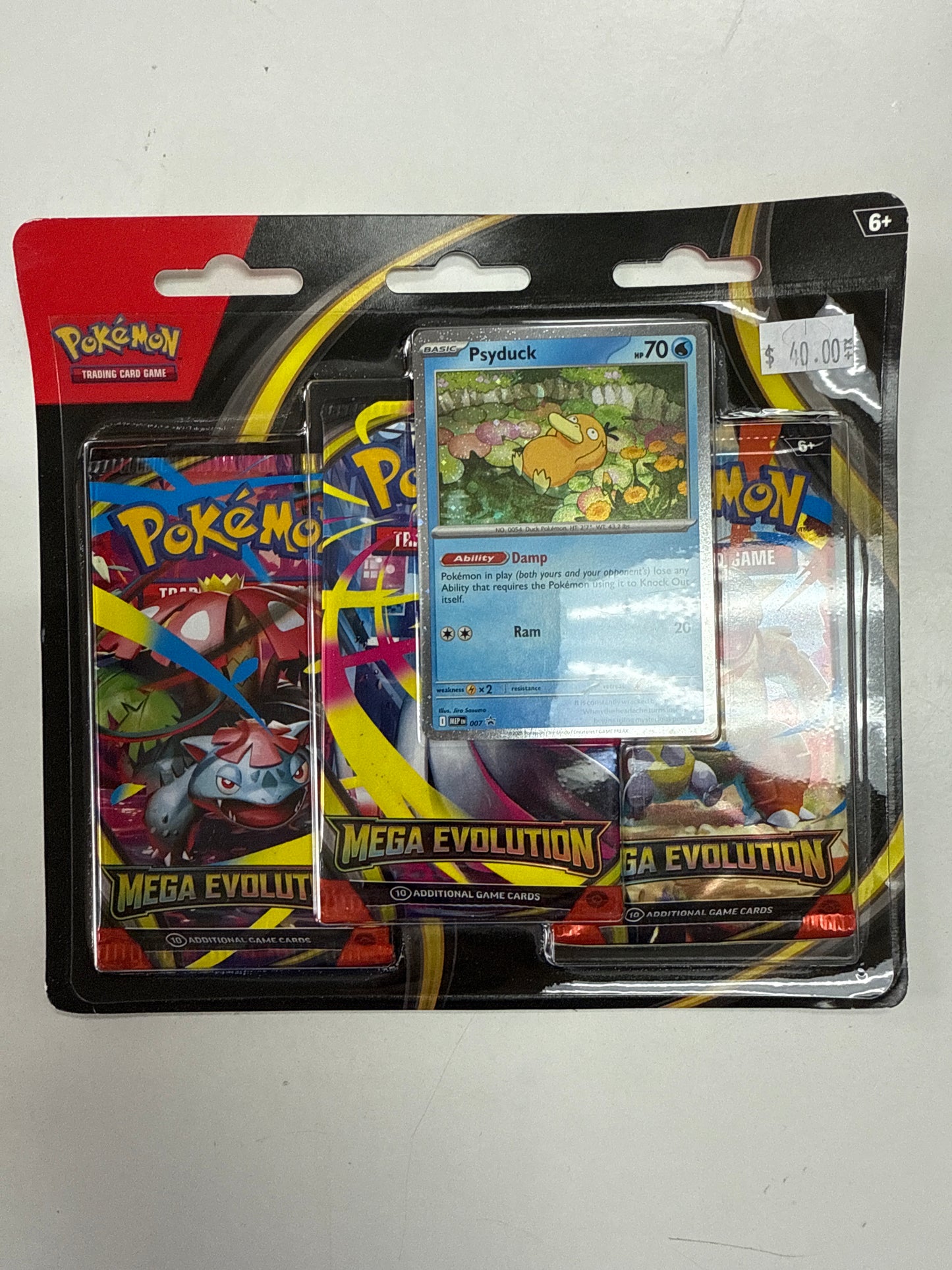 POKEMON TCG MEGA EVOLUTION 3 PACK BLISTER