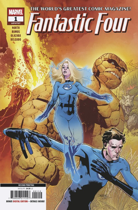 MARVEL COMICS FANTASTIC FOUR #1 SECOND PRINT