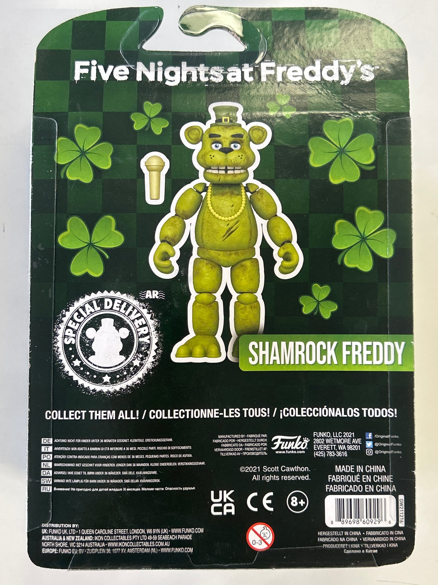 FUNKO FIVE NIGHTS AT FREDDYS SHAMROCK FREDDY NEW IN BOX (2021)