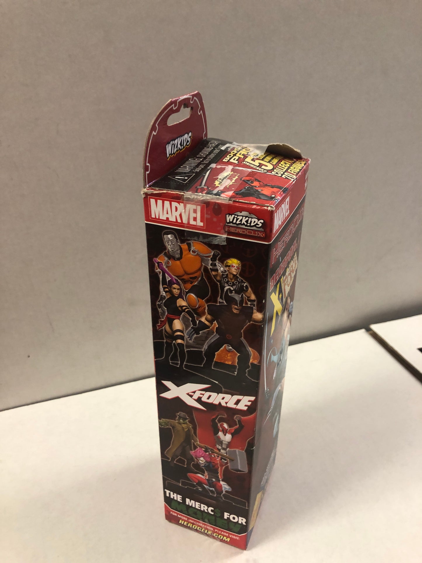 MARVEL HEROCLIX 5 PACK DEADPOOL AND X-FORCE OKAY CONDITION TORN AND TAPED BOX