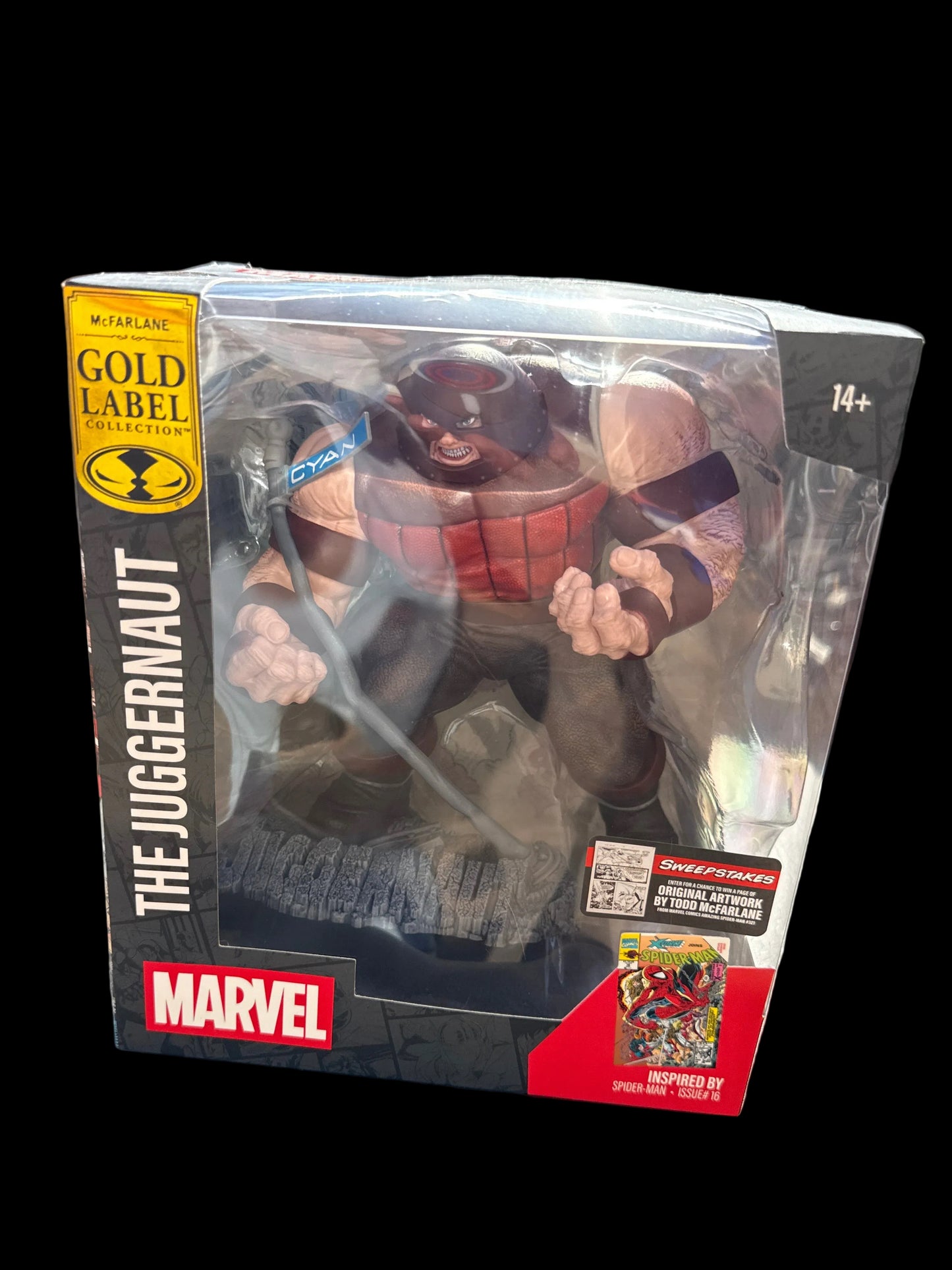 MCFARLANE GOLD LABEL COLLECTION JUGGERNAUT INSPIRED BY SPIDER-MAN ISSUE #16
