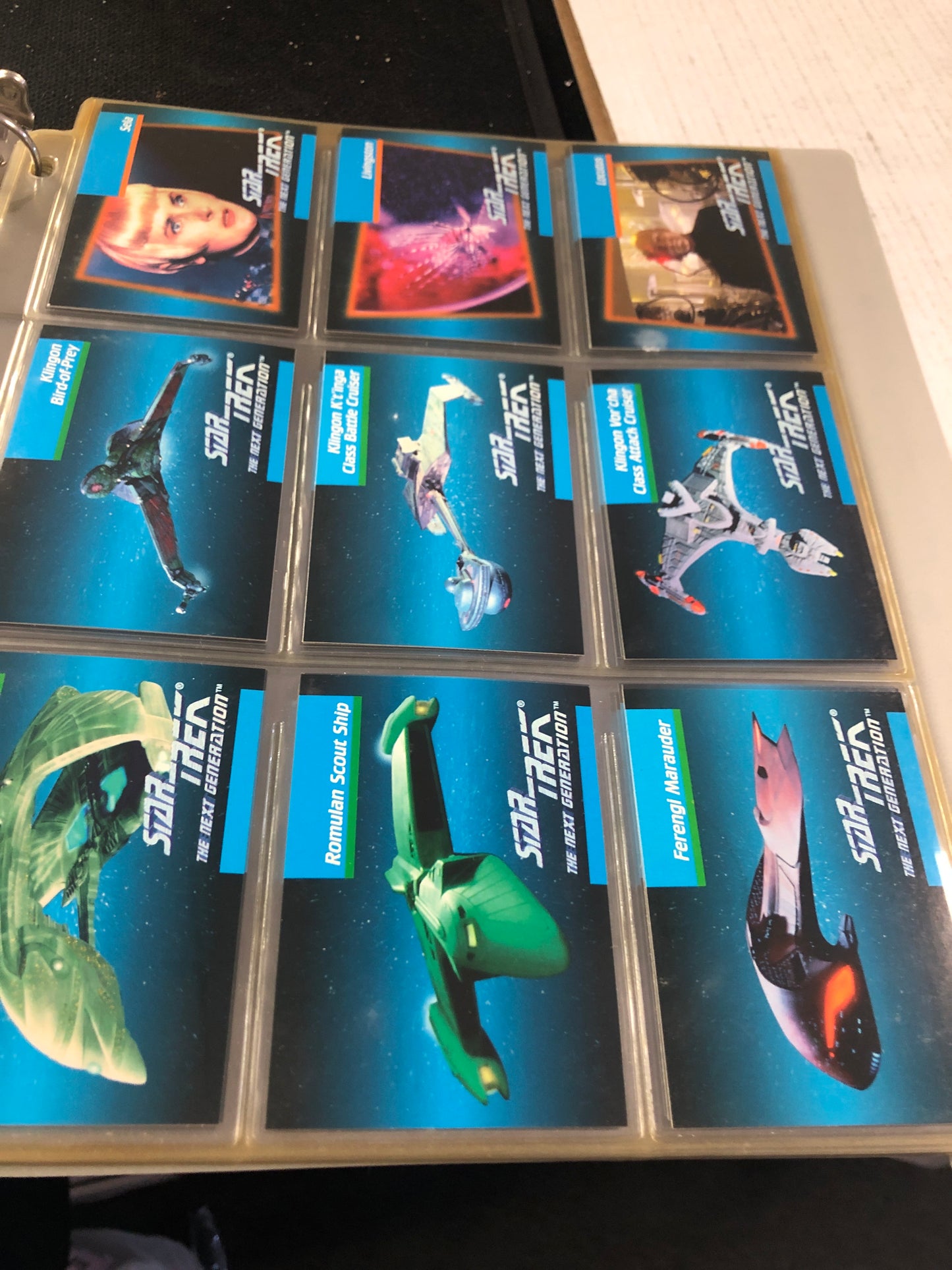 STAR TREK THE NEXT GENERATION TRADING CARDS 1-120