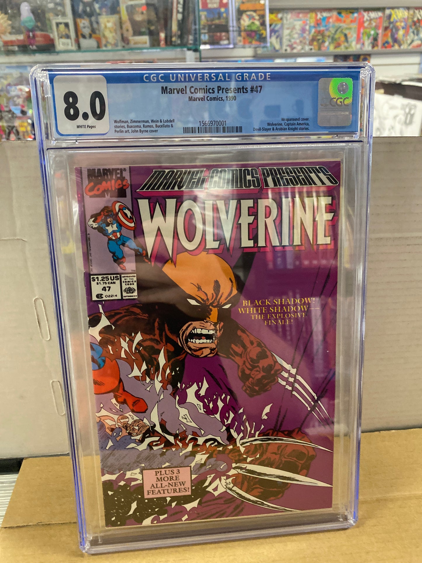 MARVEL COMICS MARVEL COMICS PRESENTS #47(1990) CGC 8.0 WP