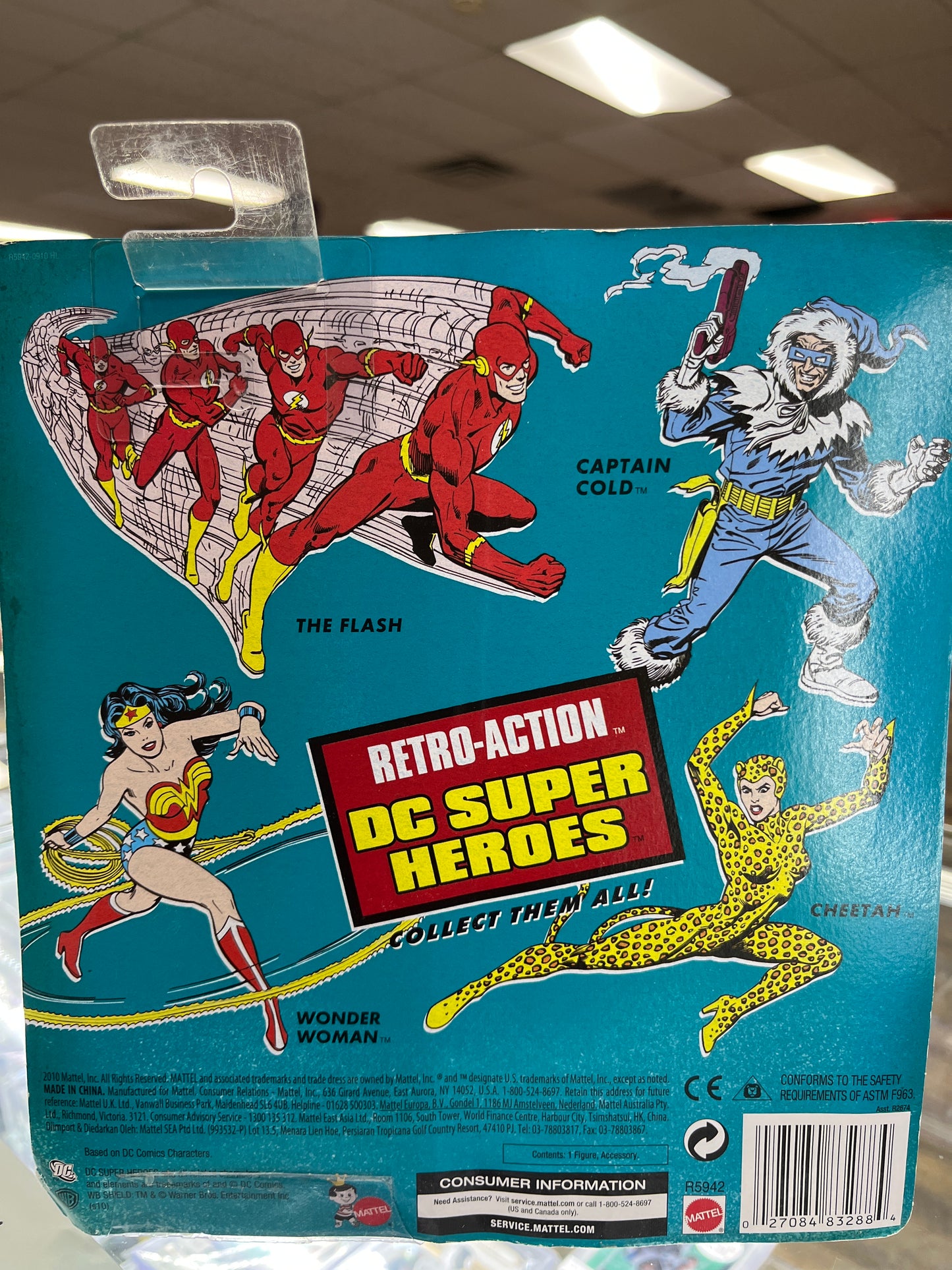 RETRO-ACTION DC SUPER HERO CAPTAIN COLD ACTION FIGURE