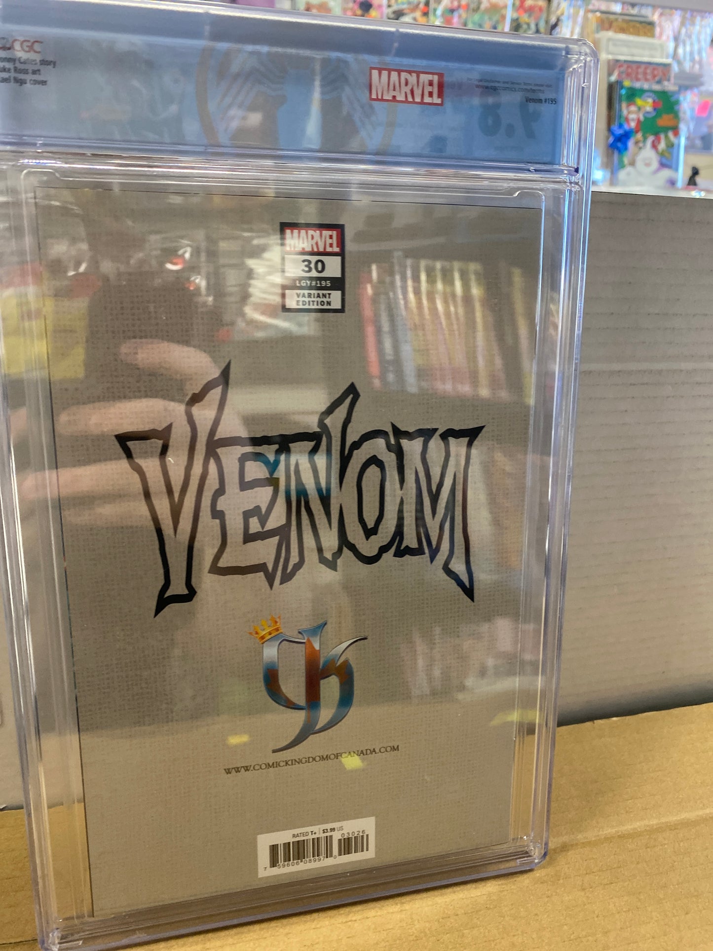MARVEL COMICS VENOM #30 (2021) COMIC KINGDOM OF CANADA EDITION CGC 9.8 WP