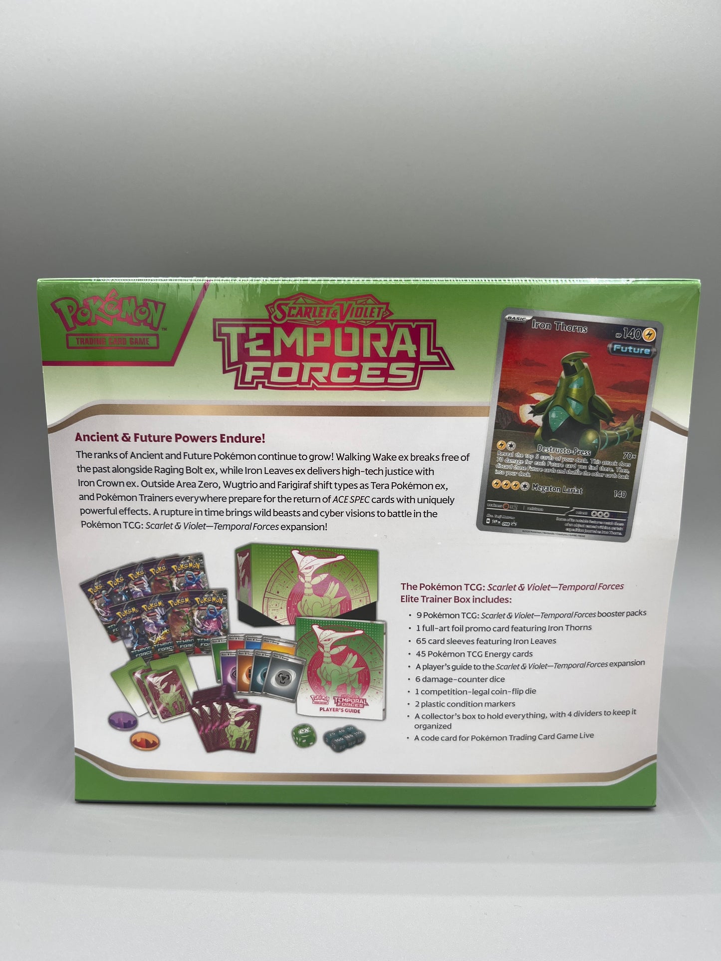 Pokémon TCG Scarlet & Violet Temporal Forces Elite Trainer Box SEALED