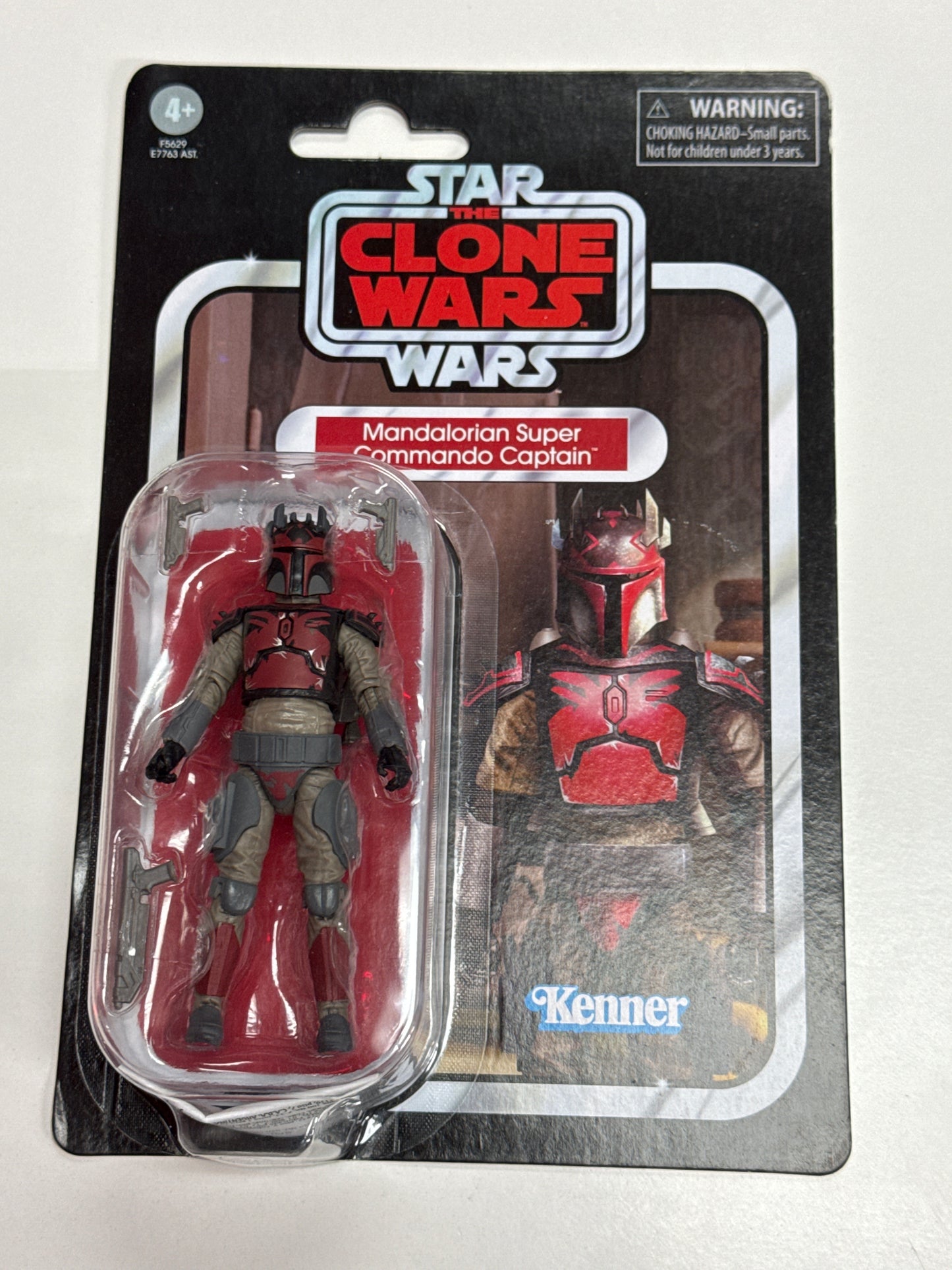HASBRO STAR WARS THE CLONE WARS MANDALORIAN SUPER COMMANDO CAPTAIN