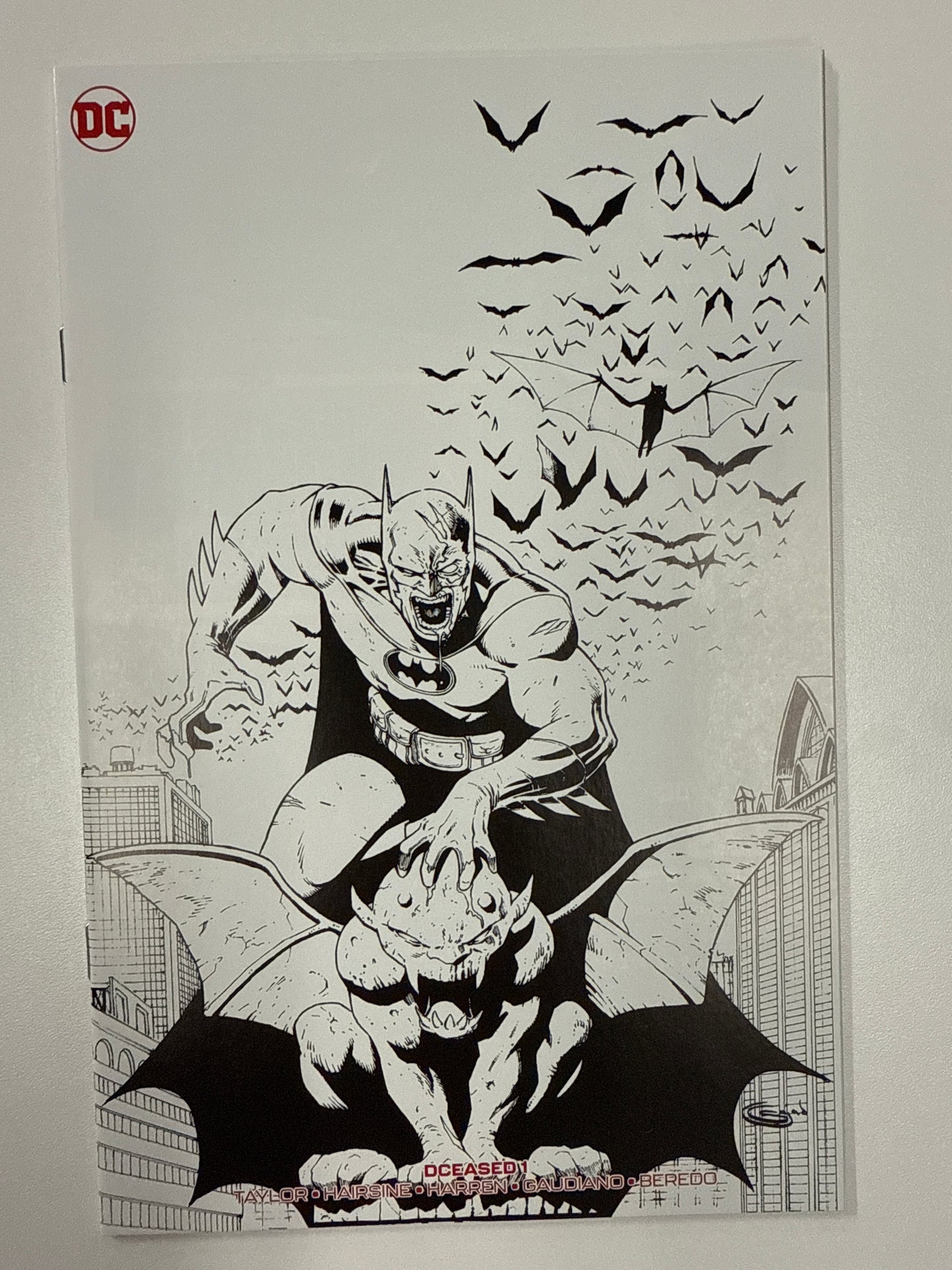 DC COMICS DCEASED #1 PLANET AWESOME COLLECTABLES VARIANT SKETCH