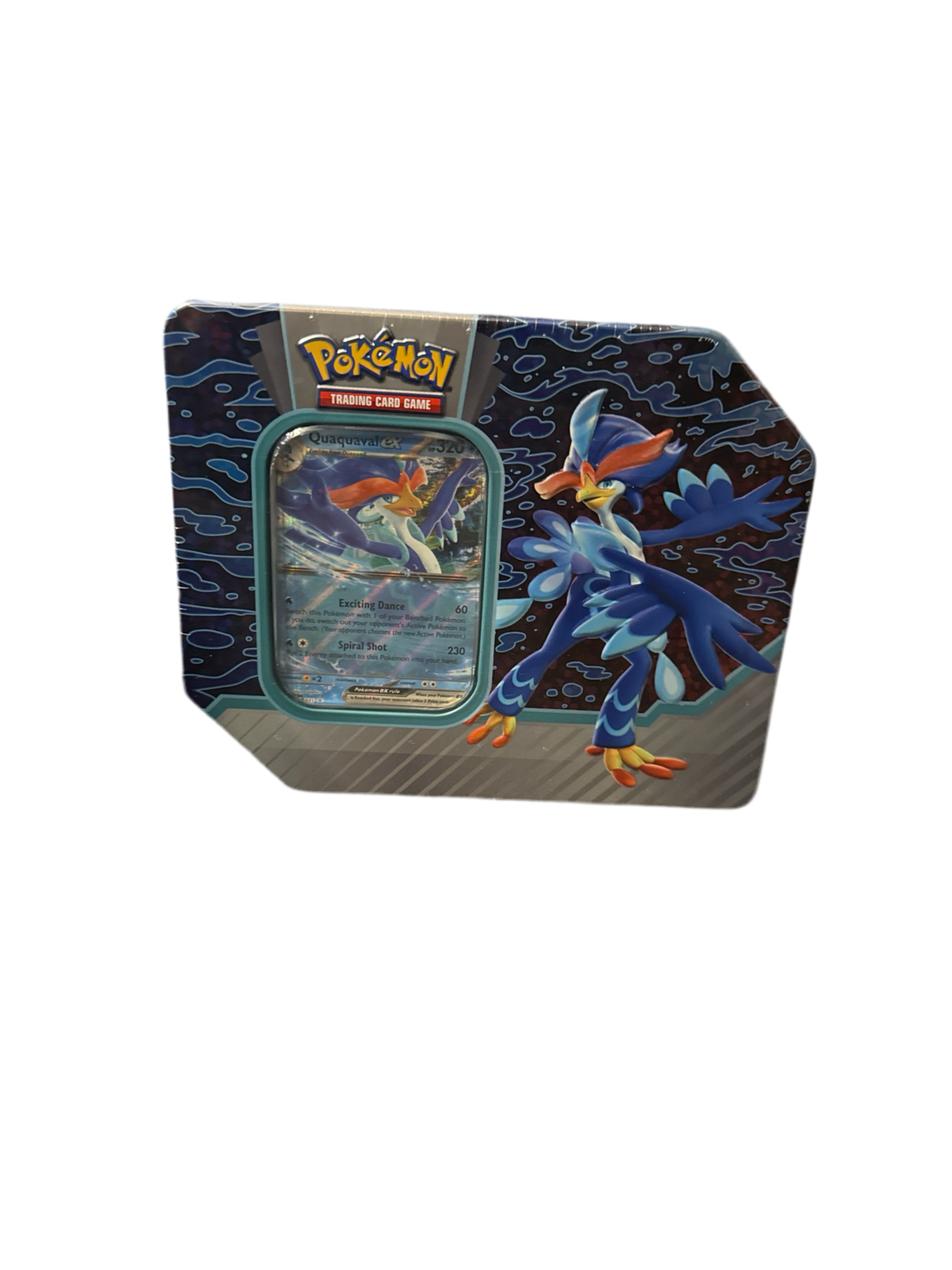 pokemon trading card game paldea partners tin Pokémon TCG Paldea Partners Tin Quaquaval EX