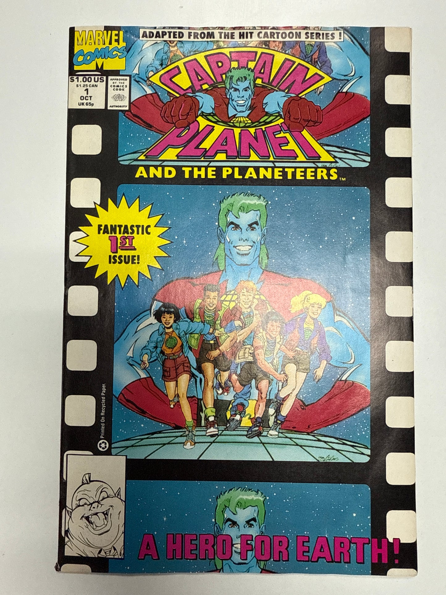 MARVEL COMICS CAPTAIN PLANET #1 KEY ISSUE TRENDING TOP 20