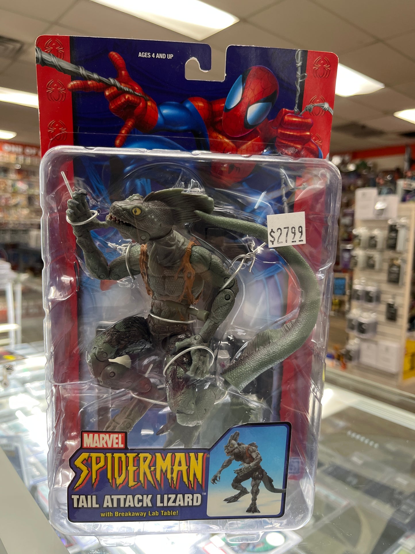 MARVEL SPIDER-MAN TAIL ATTACK LIZARD