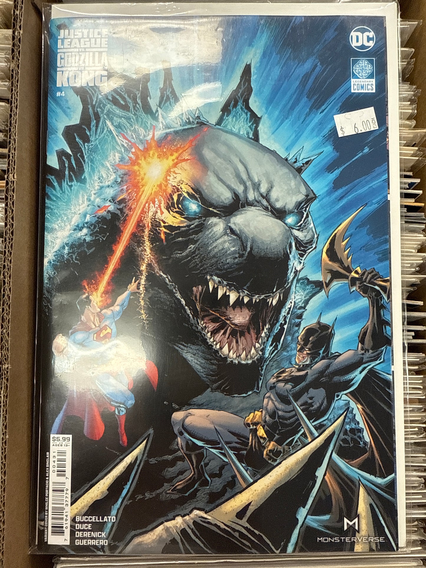 DC COMICS JUSTICE LEAUGE VS GODZILLA VS KONG #4