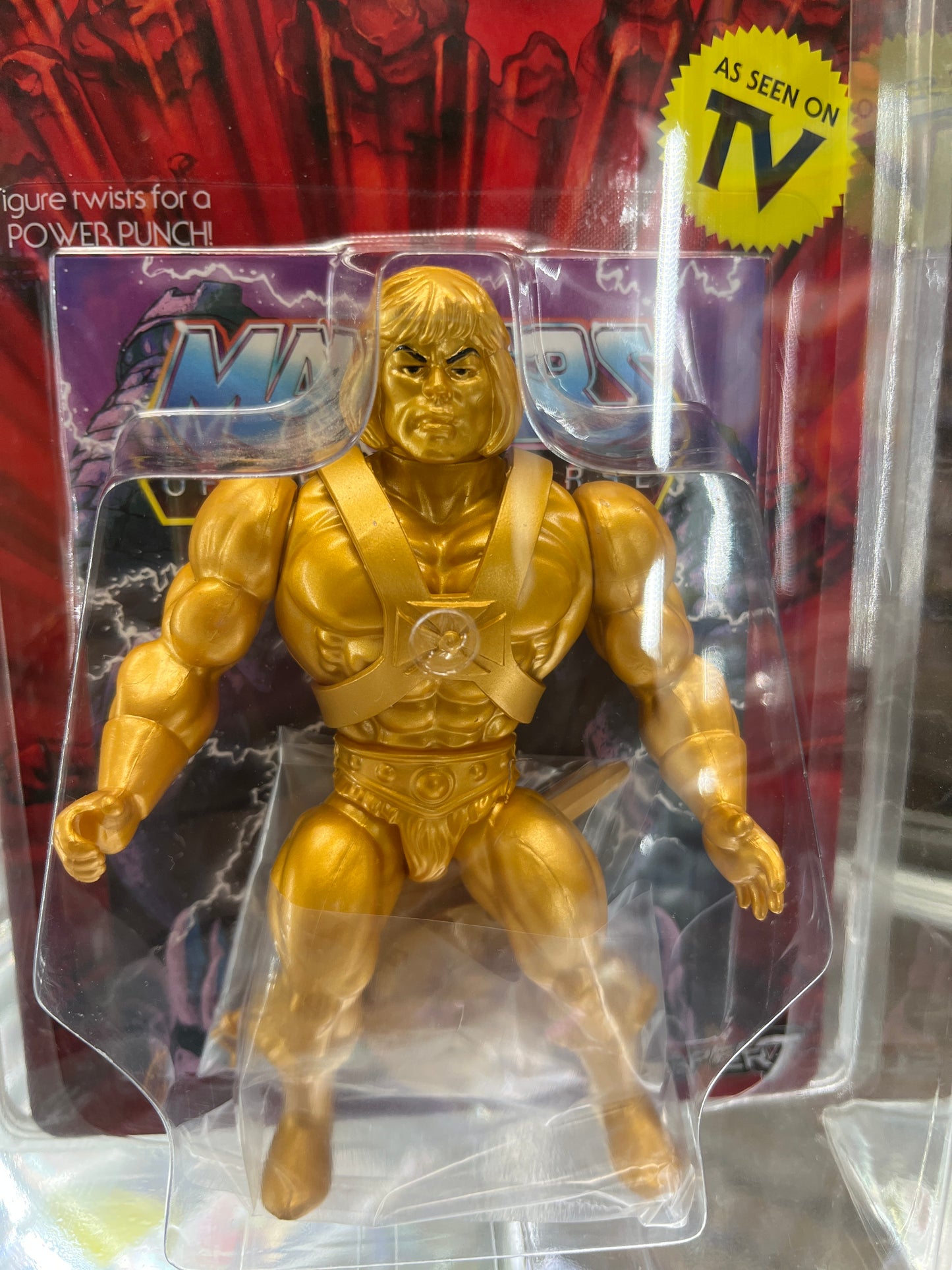 MASTERS OF THE UNIVERSE GOLD STATUE HE-MAN