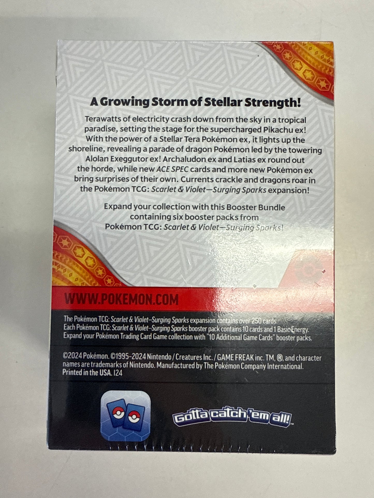 POKEMON TCG SCARLET & VIOLET SURGING SPARKS BOOSTER BUNDLE