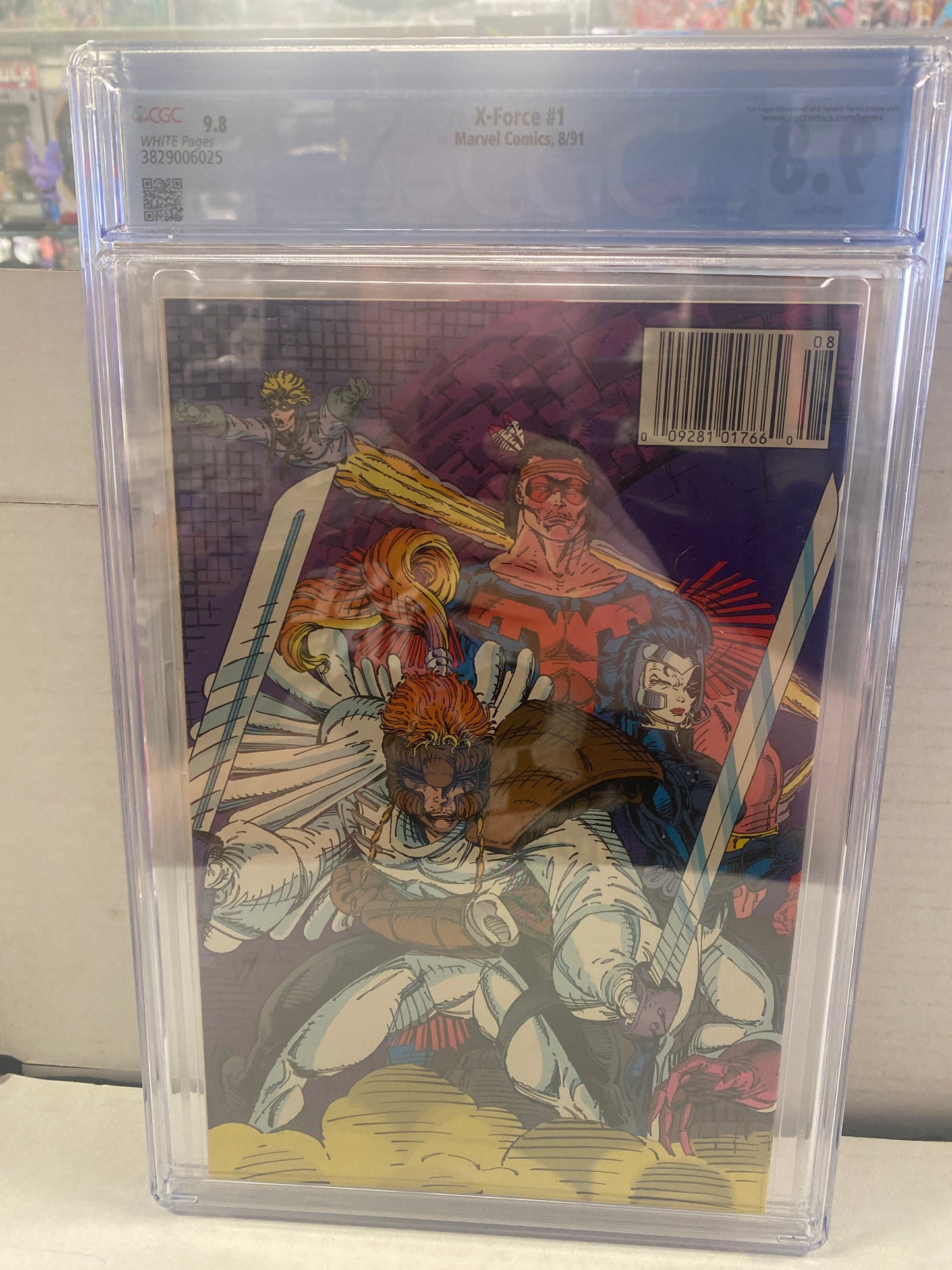 MARVEL COMICS X-FORCE #1 (1991) CGC 9.8 WP WRAPAROUND COVER