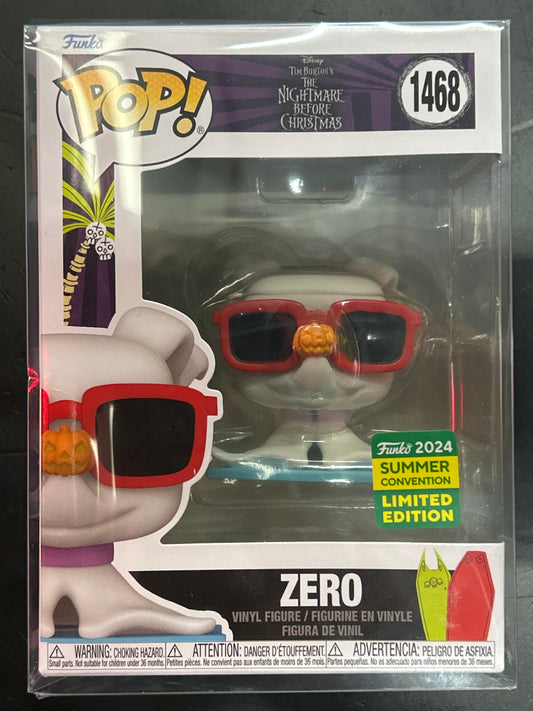 FUNKO POP DISNEY ZERO SUMMER 2024 LIMITED EDITION GREAT CONDITION