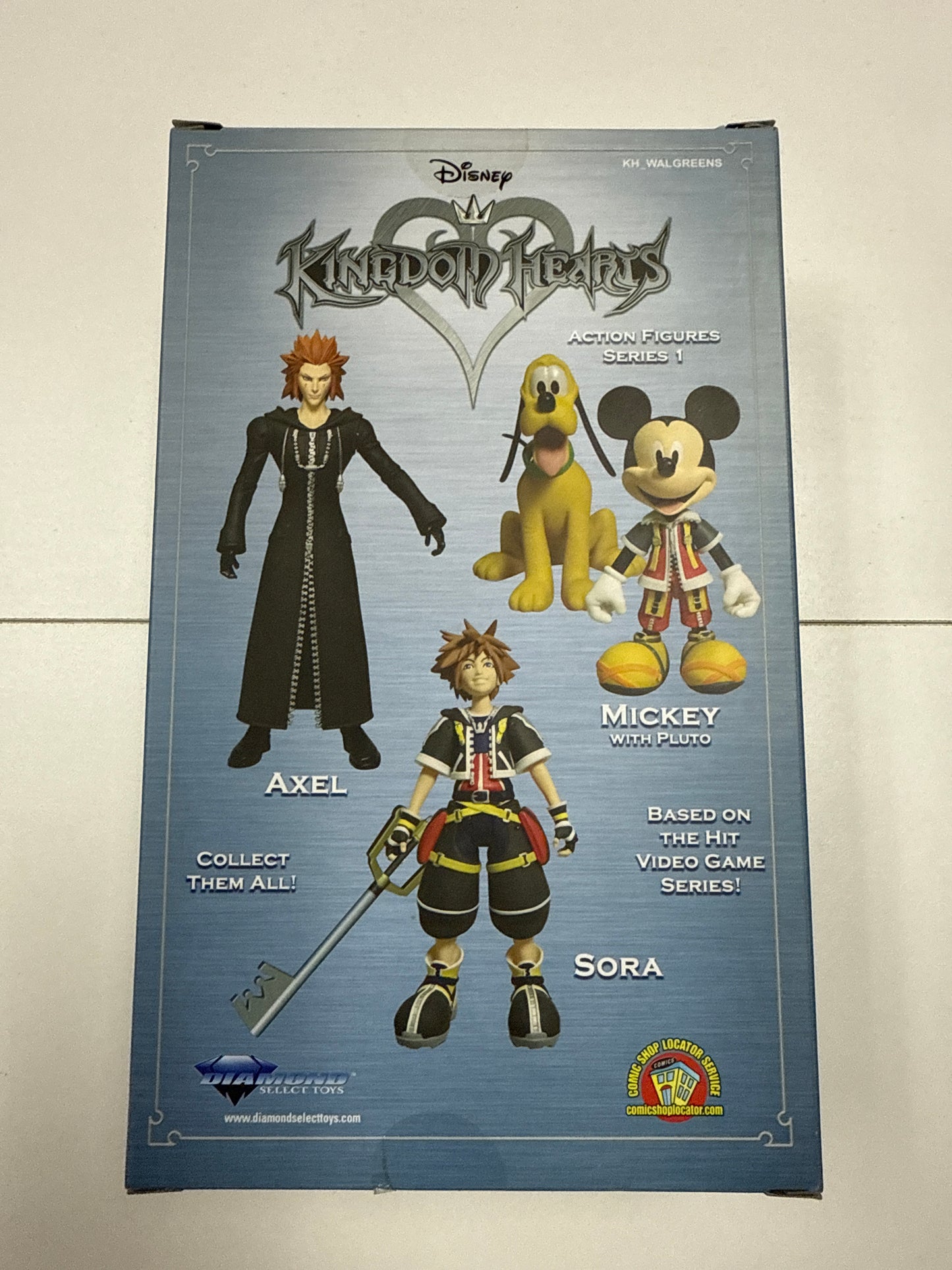 Disney Kingdom Hearts Mickey with Pluto Action figure Walgreens Exclusive
