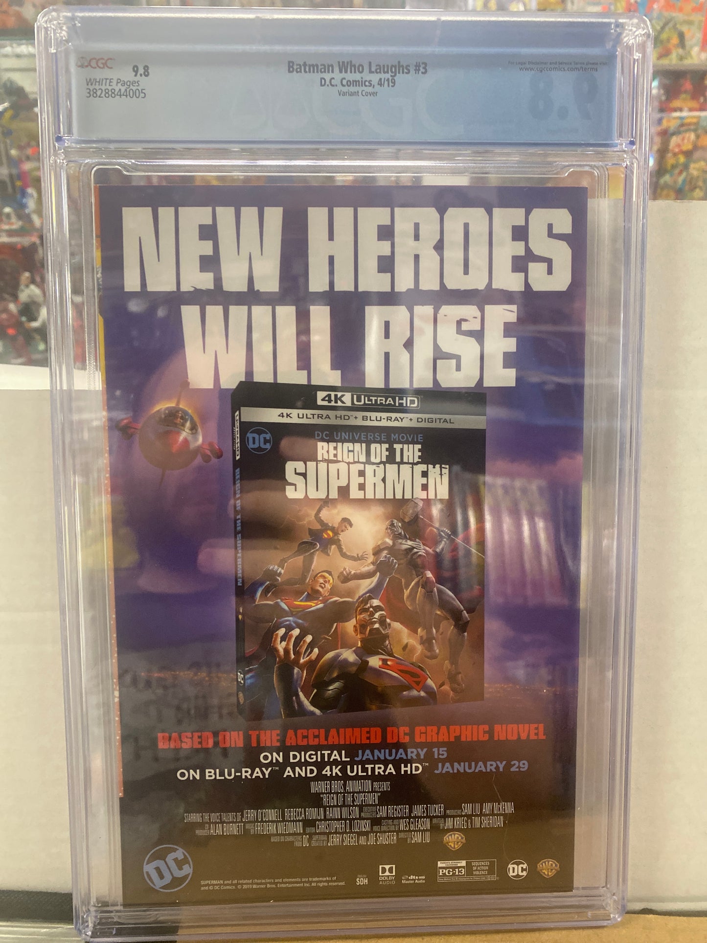 DC COMICS BATMAN WHO LAUGHS #3 (2019) VARIANT COVER CGC 9.8 WP