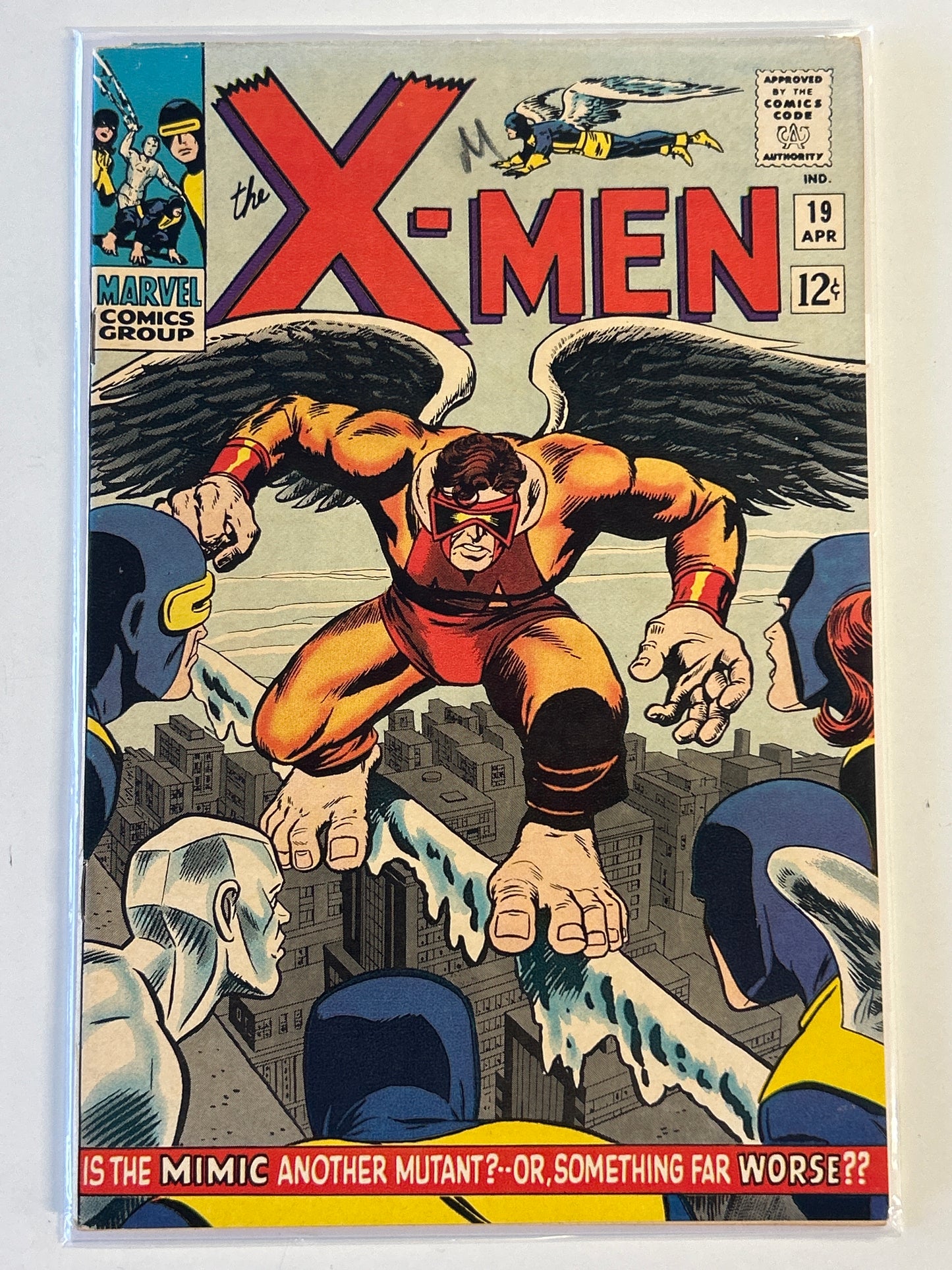 MARVEL COMICS THE X-MEN #19 (1966) SILVER AGE OFF WHITE PAGES VERY FINE/NEAR MINT CONDITION