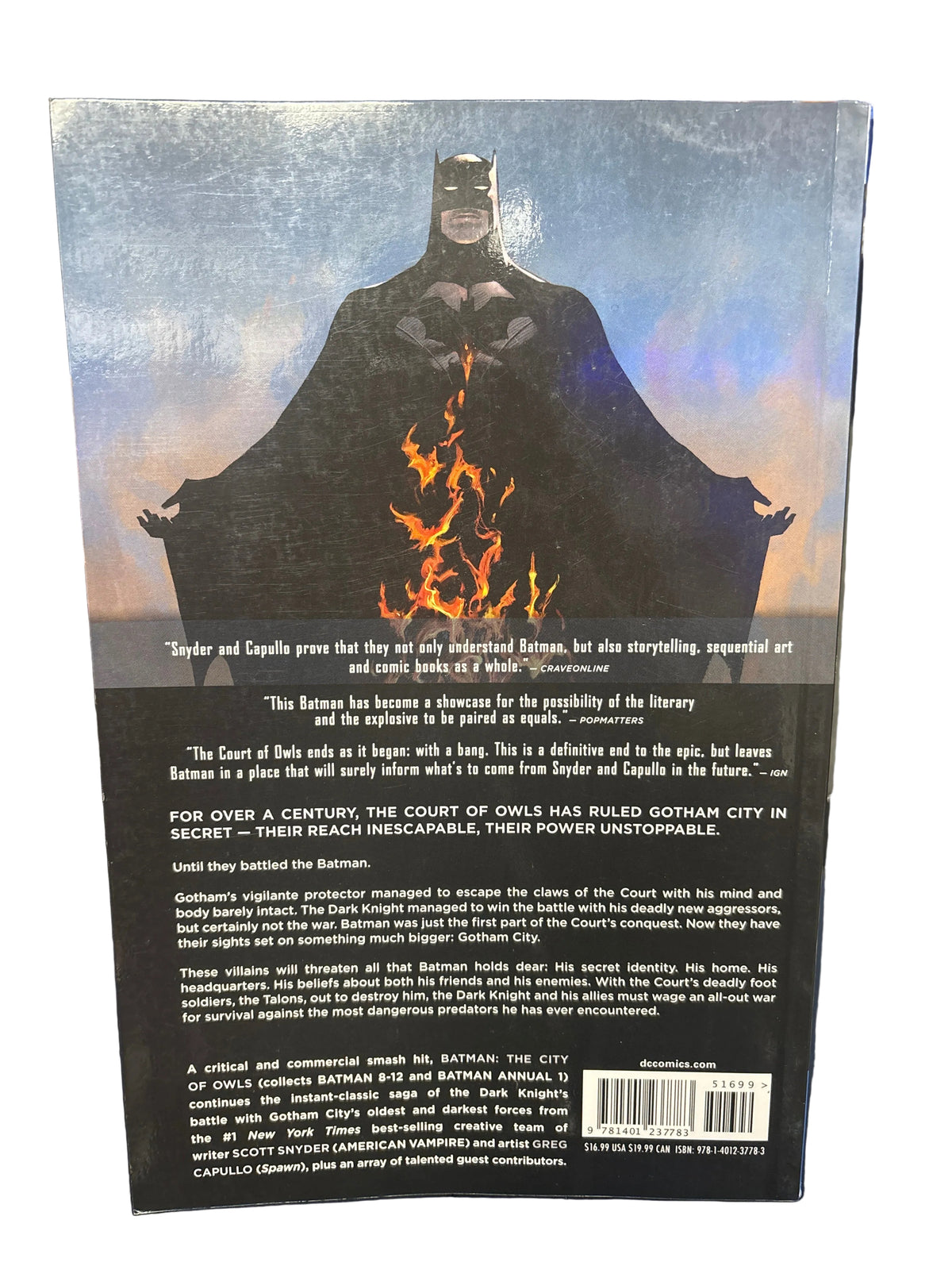 DC THE NEW 52 BATMAN VOLUME 2 THE CITY OF OWLS SOFTCOVER