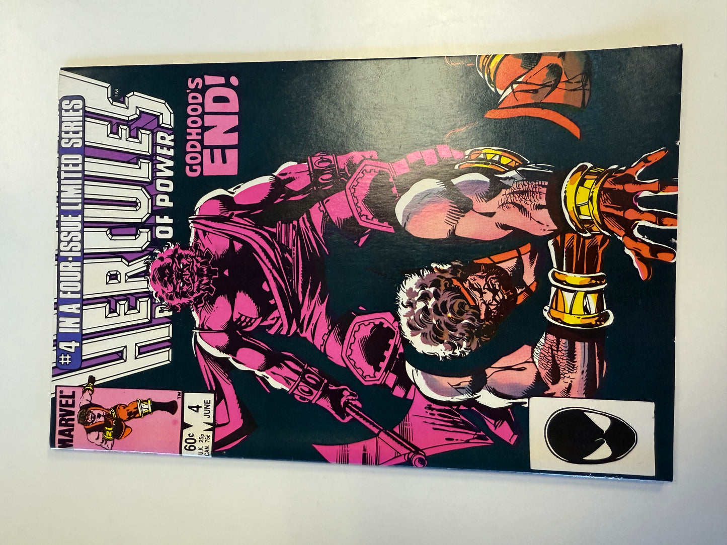 MARVEL COMICS HERCULES PRINCE OF POWER LIMITED SERIES #1-4 complete lot. Great condition Silver age