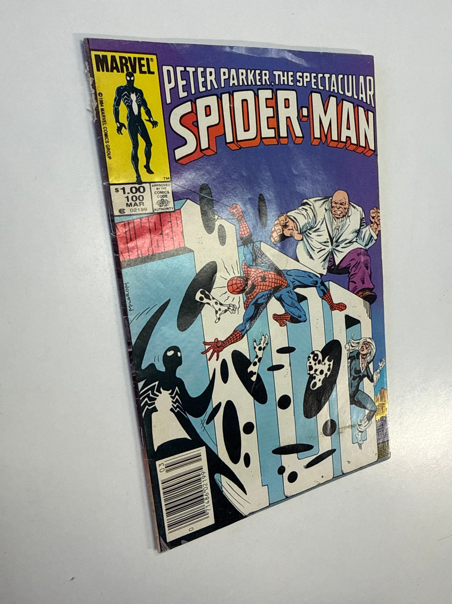 MARVEL COMICS PETER PARKER THE SPECTACULAR SPIDER-MAN SPOT COVER MCU