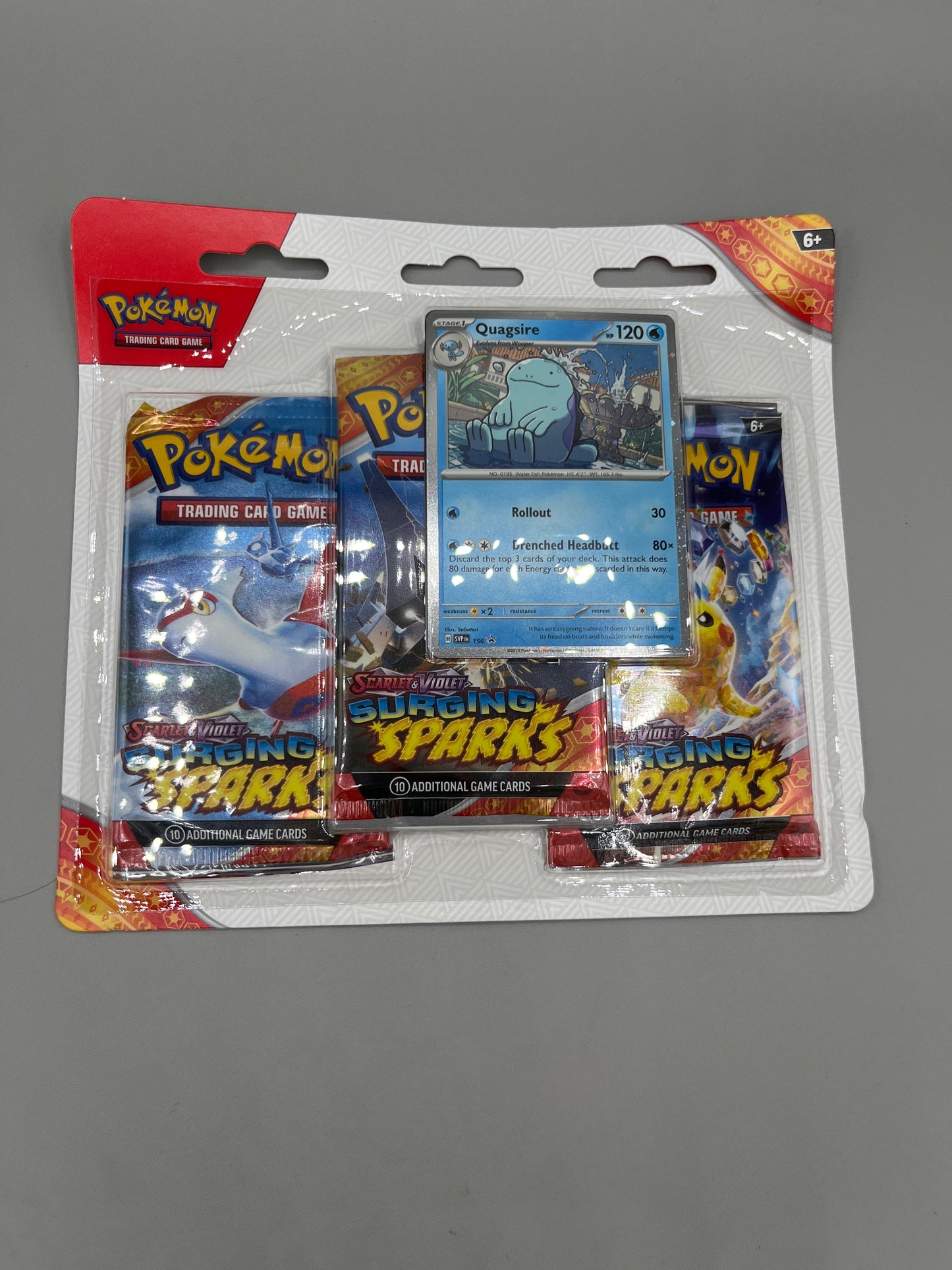 Pokemon TCG surging sparks booster blister pack