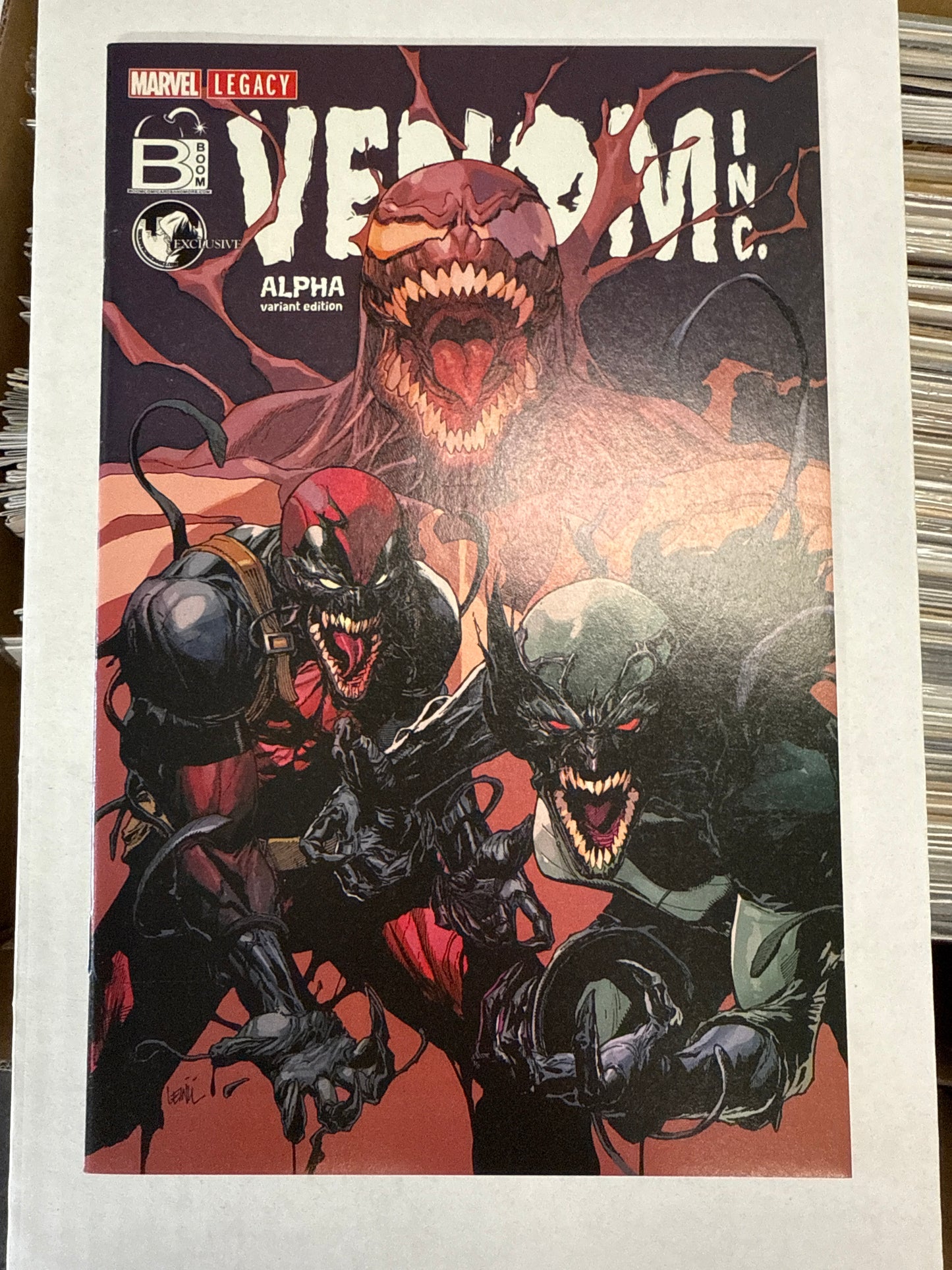 MARVEL COMICS AMAZING SPIDER-MAN VENOM INC ALPHA #1 LEINIL YU VARIANT UNKNOWN COMIC BOOKS