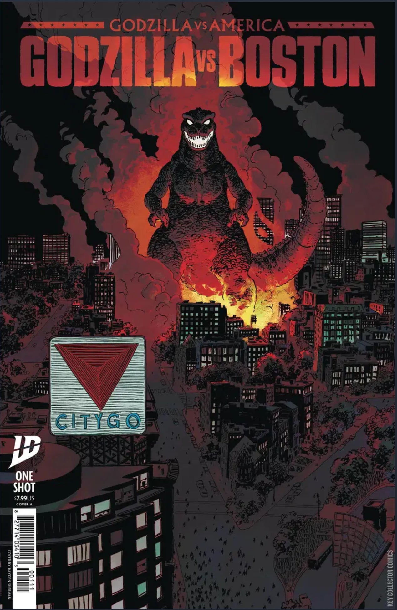 IDW GODZILLA VS BOSTON #1