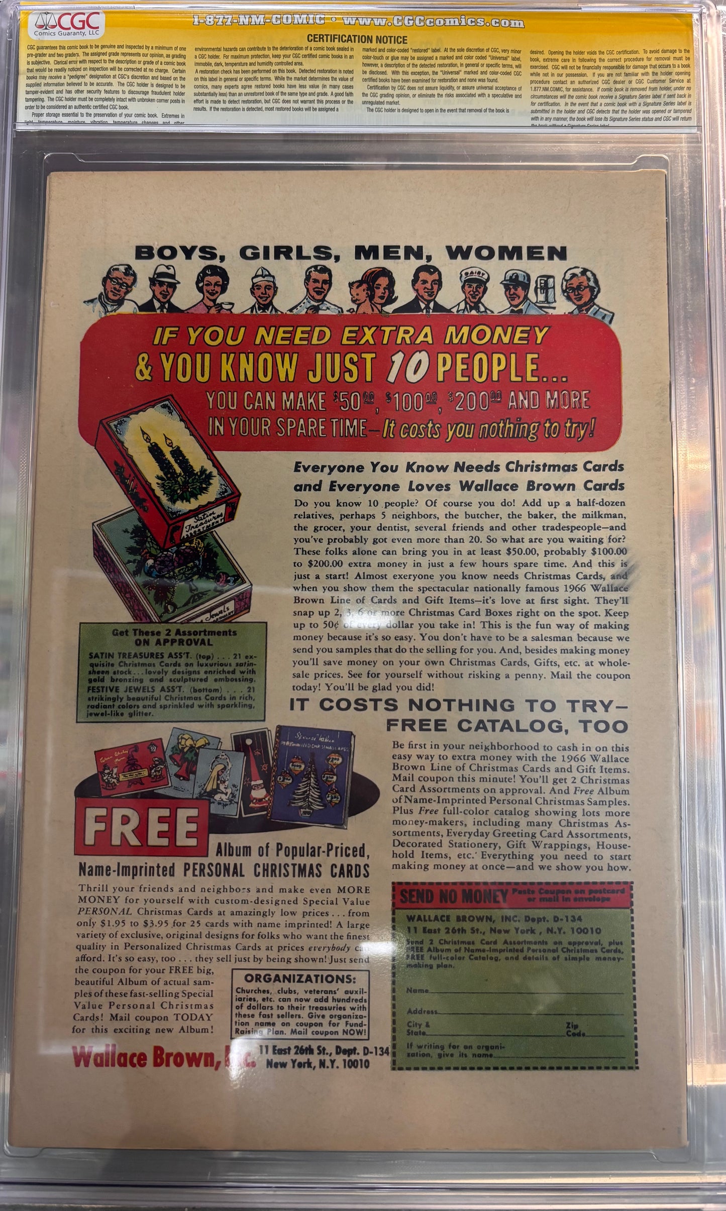 8.0 CGC SIGNATURE SERIES AMAZING SPIDER-MAN #40 SIGNED BY STAN LEE & JOHN ROMITA