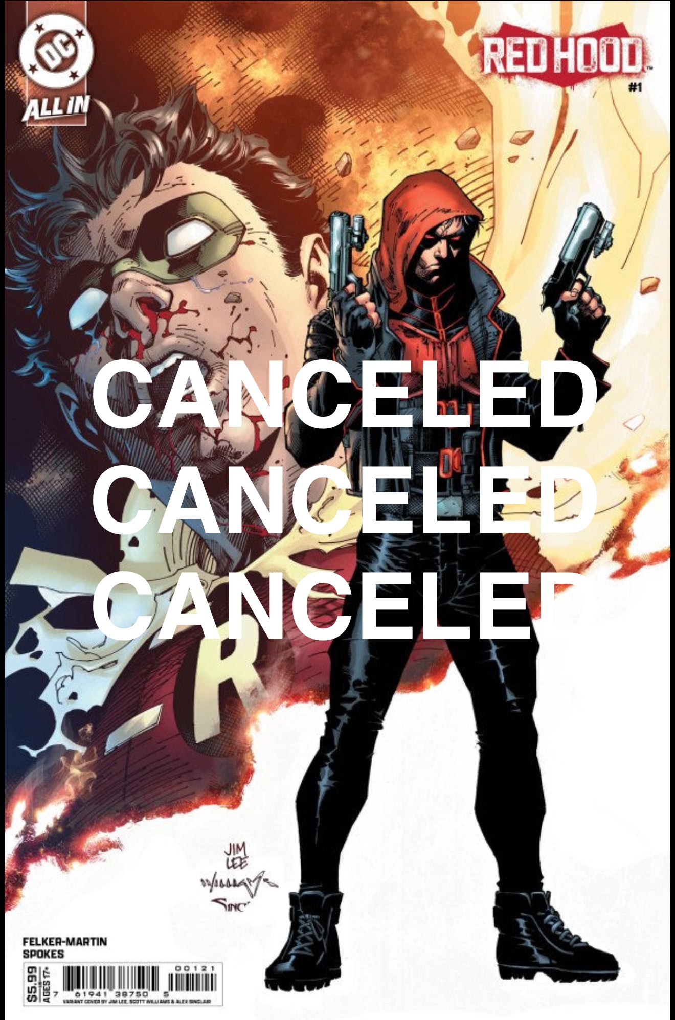 DC COMICS RED HOOD #1 CVR B
