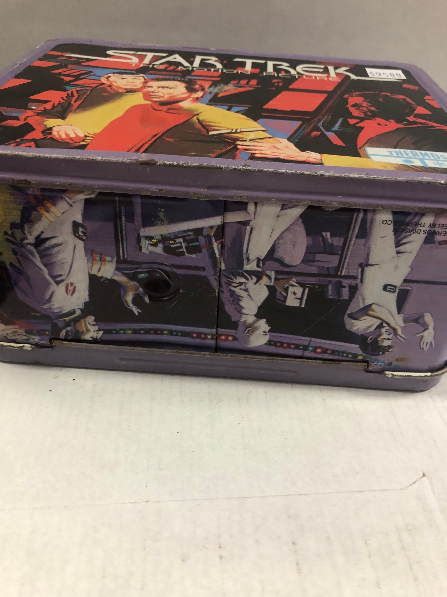 KING SEELEY THERMOS CO STAR TREK THE MOTION PICTURE LUNCHBOX NO THERMOS OKAY CONDITION WEAR ON ALL SIDES OF LUNCHBOX