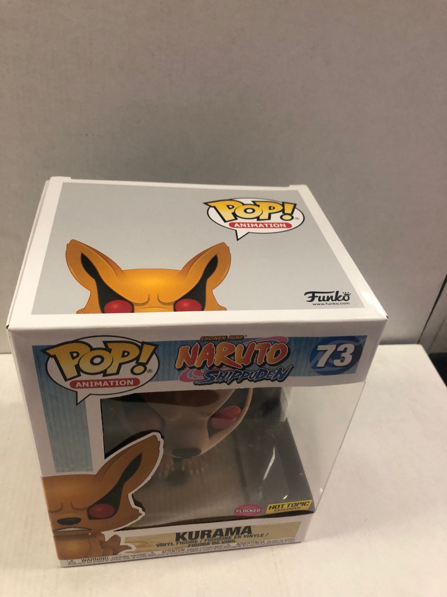 POP ANIMATION 73 KURAMA (POP ANIMATION- HOT TOPIC EXCLUSIVE, FLOCKED NARUTO SHIPPUDEN)