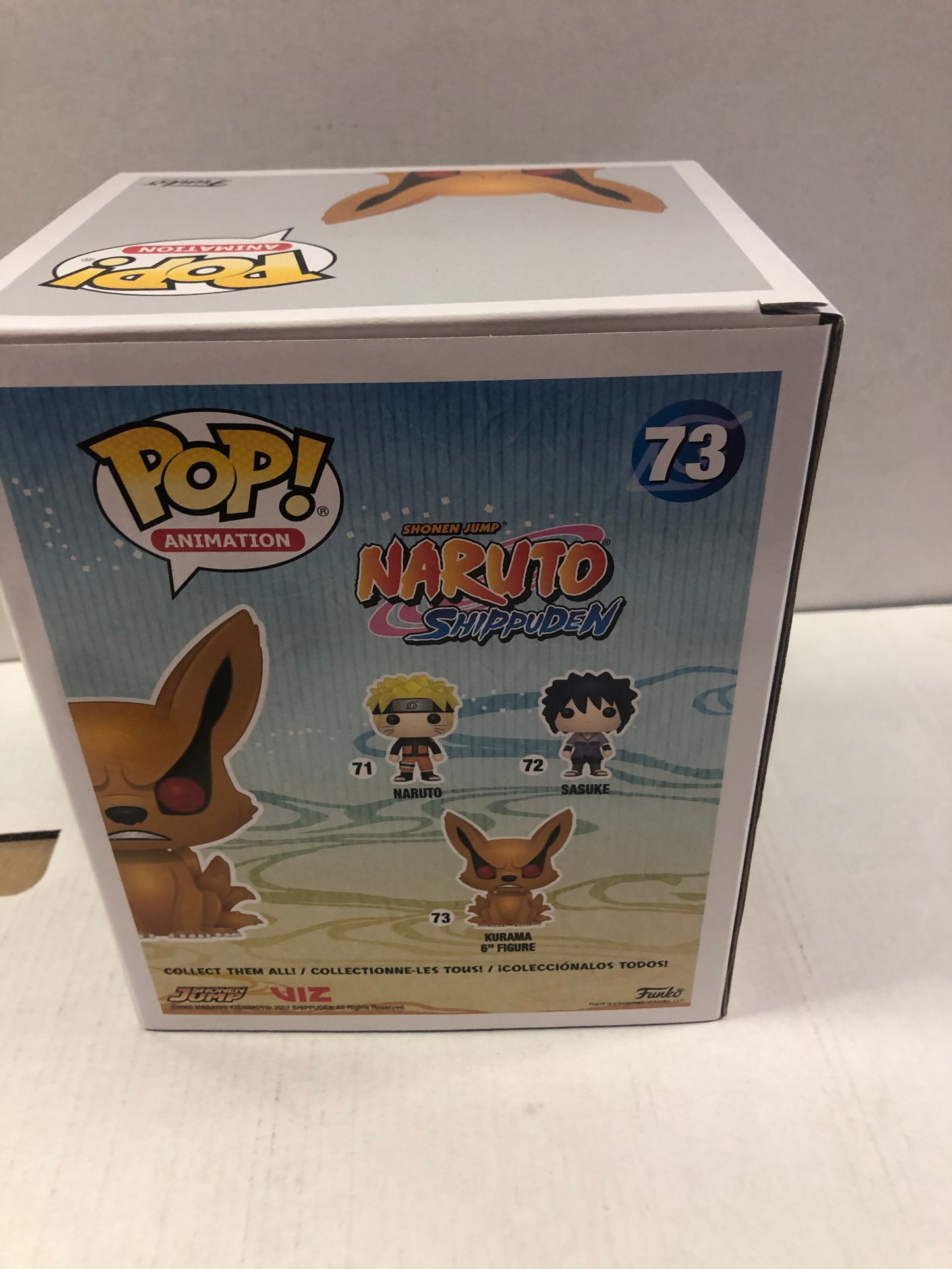 POP ANIMATION 73 KURAMA (POP ANIMATION- HOT TOPIC EXCLUSIVE, FLOCKED NARUTO SHIPPUDEN)