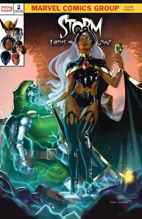 MARVEL COMICS STORM: EARTH'S MIGHTIEST MUTANT #2 TAURIN CLARKE DOOM HOMAGE VARIANT