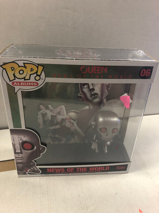 FUNKO POP ALBUMS  06 QUEEN NEWS OF THE WORLD EXCELLENT CONDITION