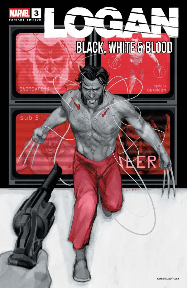 MARVEL COMICS LOGAN: BLACK, WHITE & BLOOD #3 PHIL NOTO VARIANT