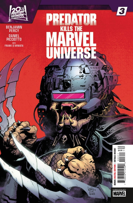 MARVEL COMICS PREDATOR KILLS THE MARVEL UNIVERSE #3